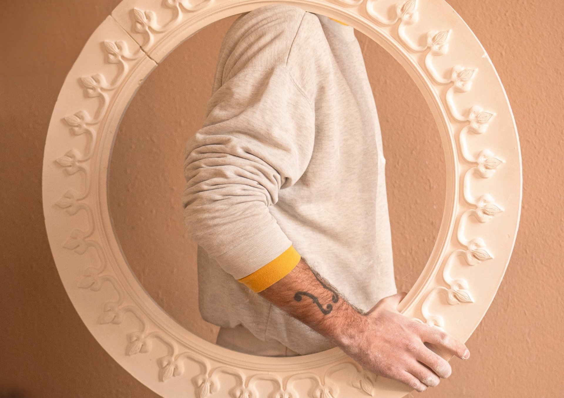 black blue and yellow textile