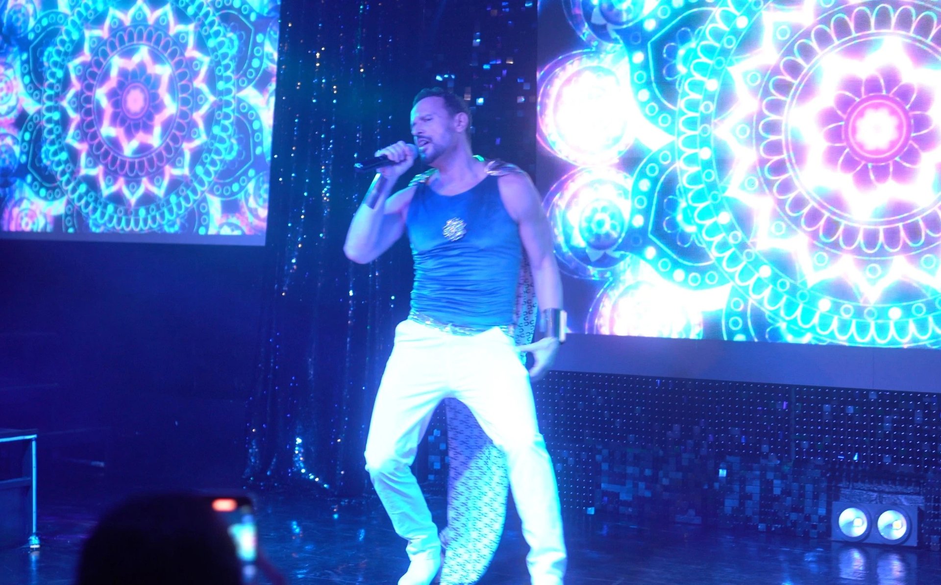 black blue and yellow textile