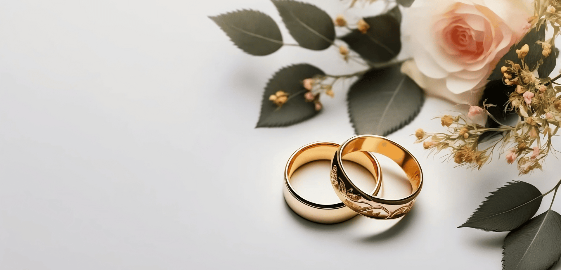 gold ring on white textile