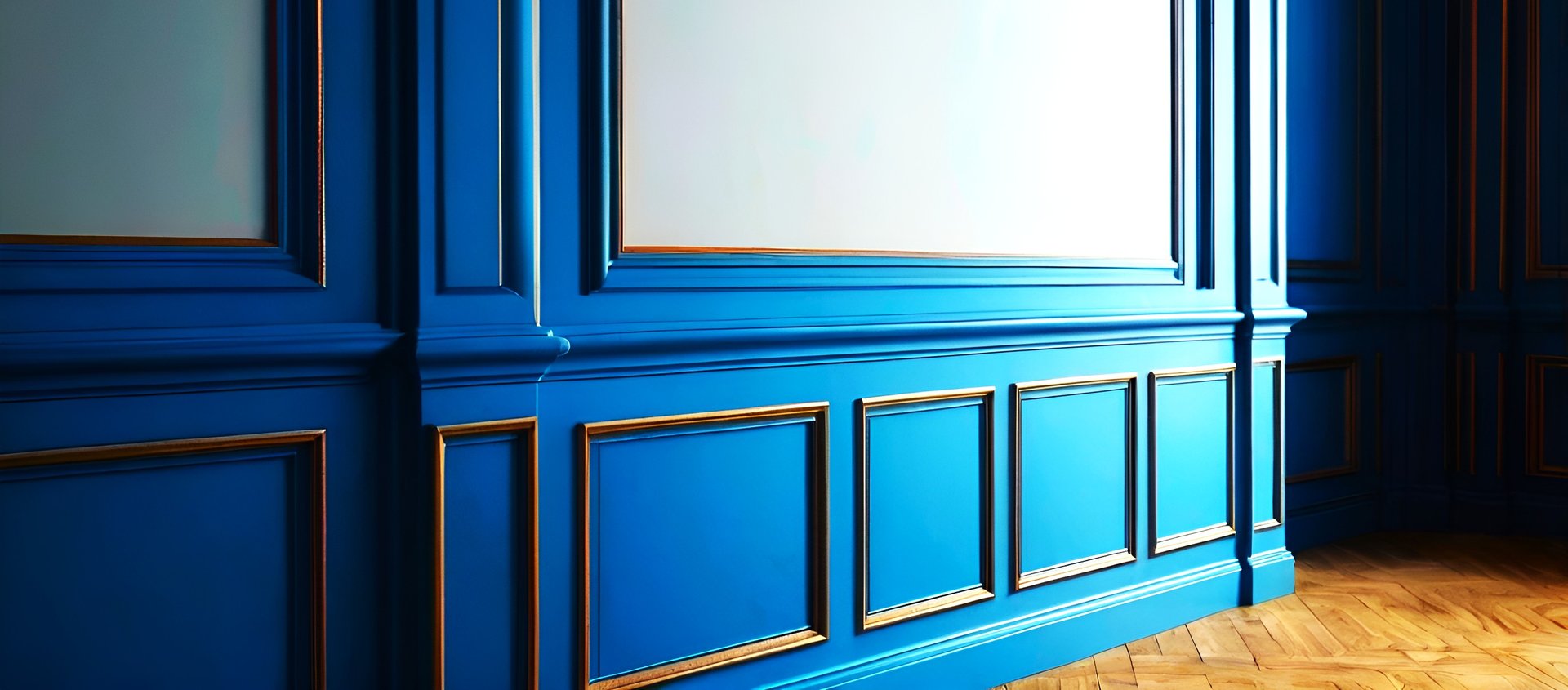 A large room with a lot of white walls