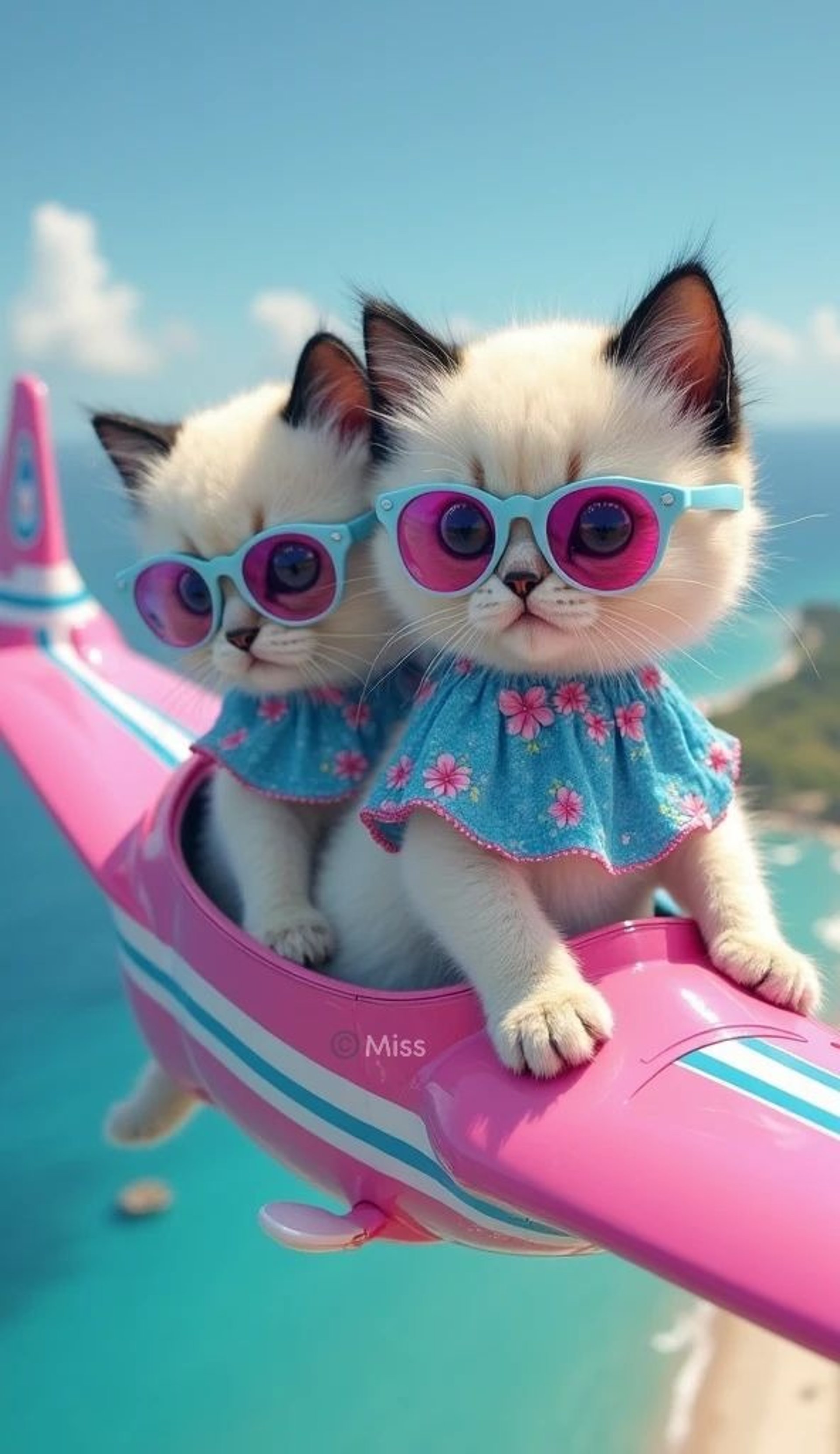 an abstract photo of a curved building with a blue sky in the background