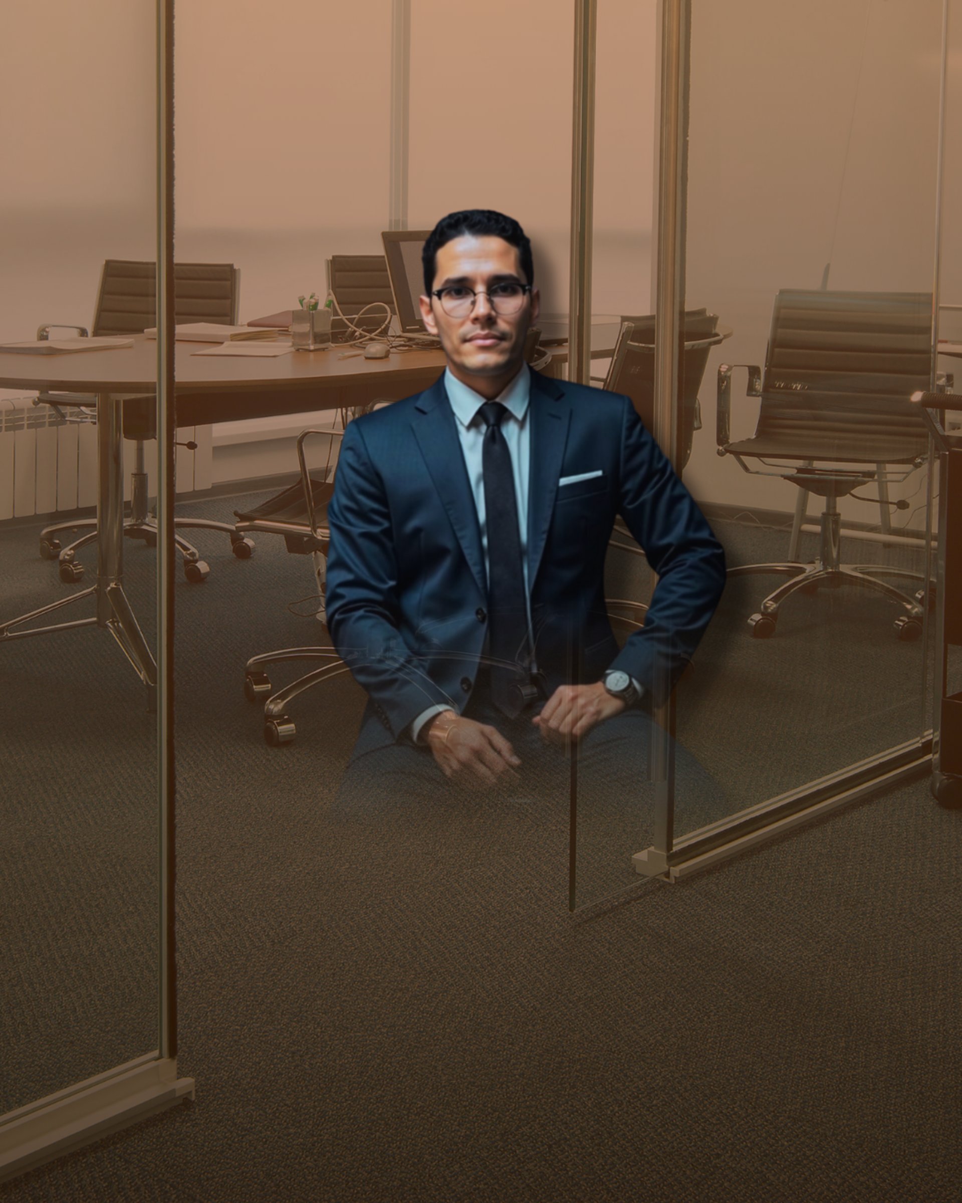 black and brown leather padded tub sofa