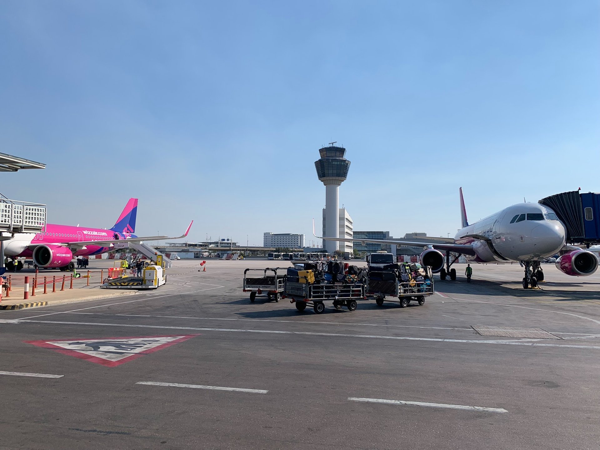 WizzAir repulok az Atheni repteren