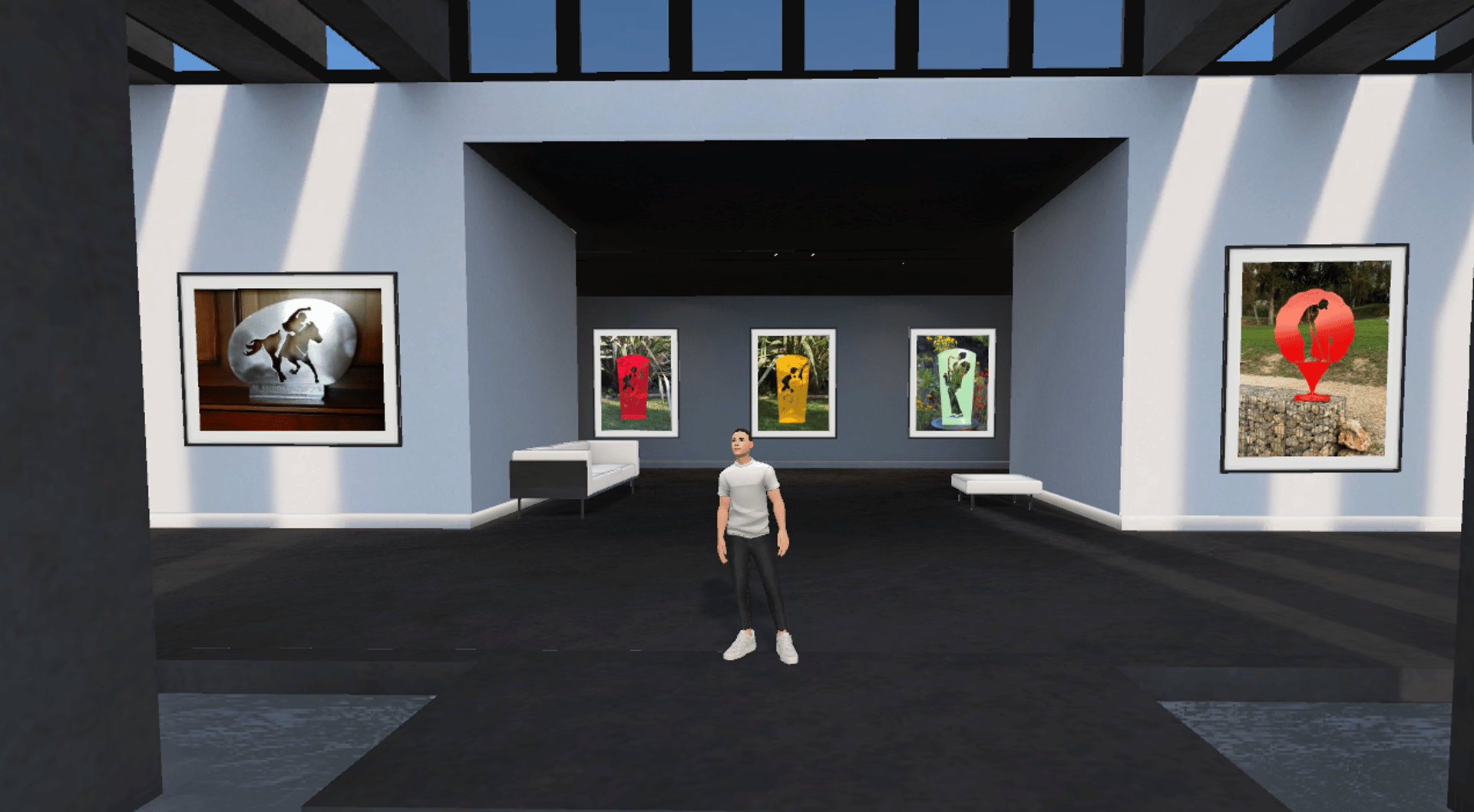 black blue and yellow textile