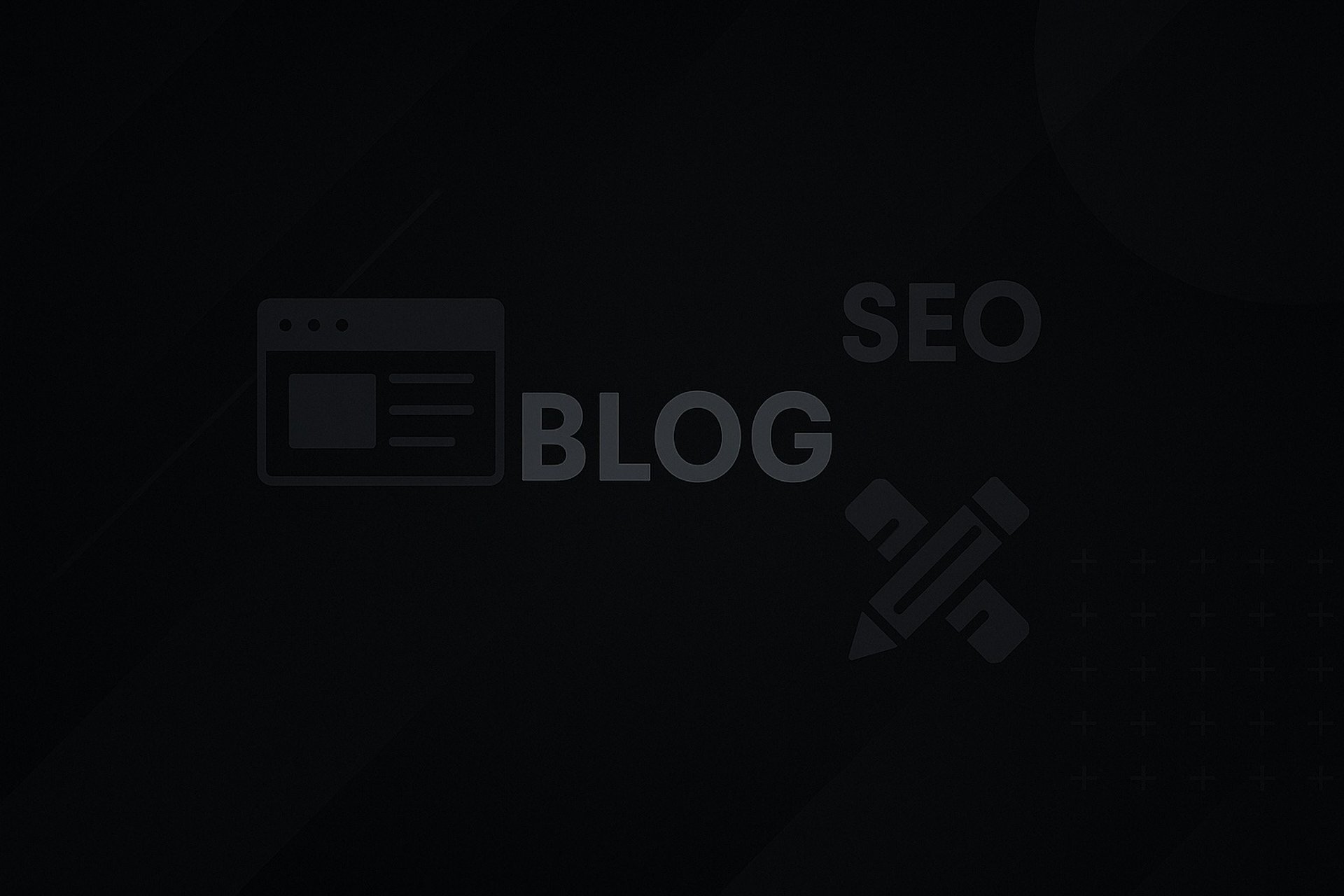blog banner seo and website design