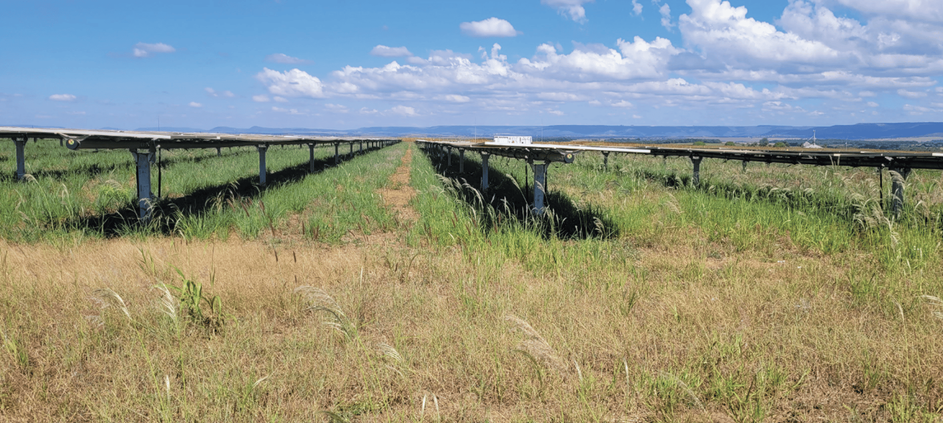 an abstract photo of a curved building with a blue sky in the background