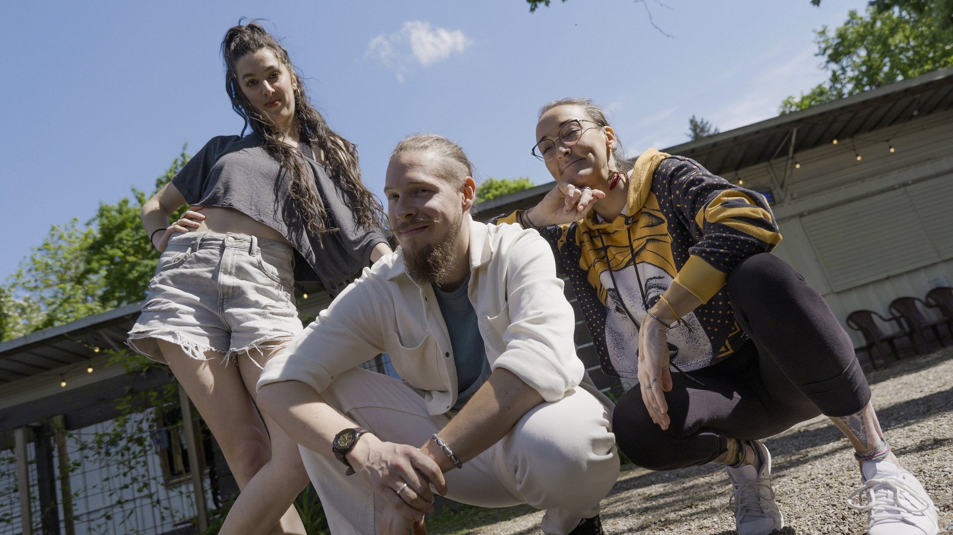 black blue and yellow textile