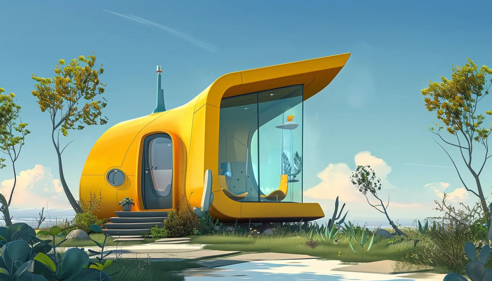futuristic small home