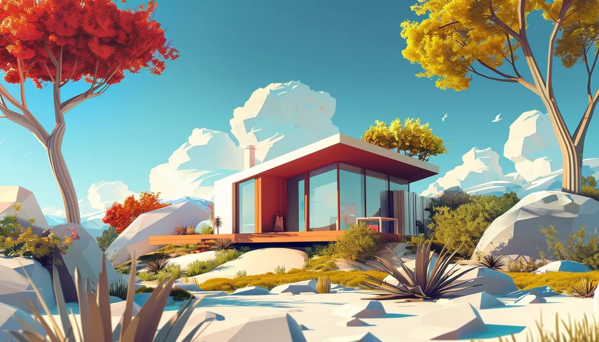 small home in beautiful surroundings