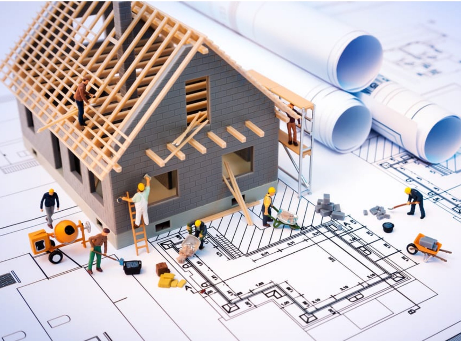 black and white concrete building