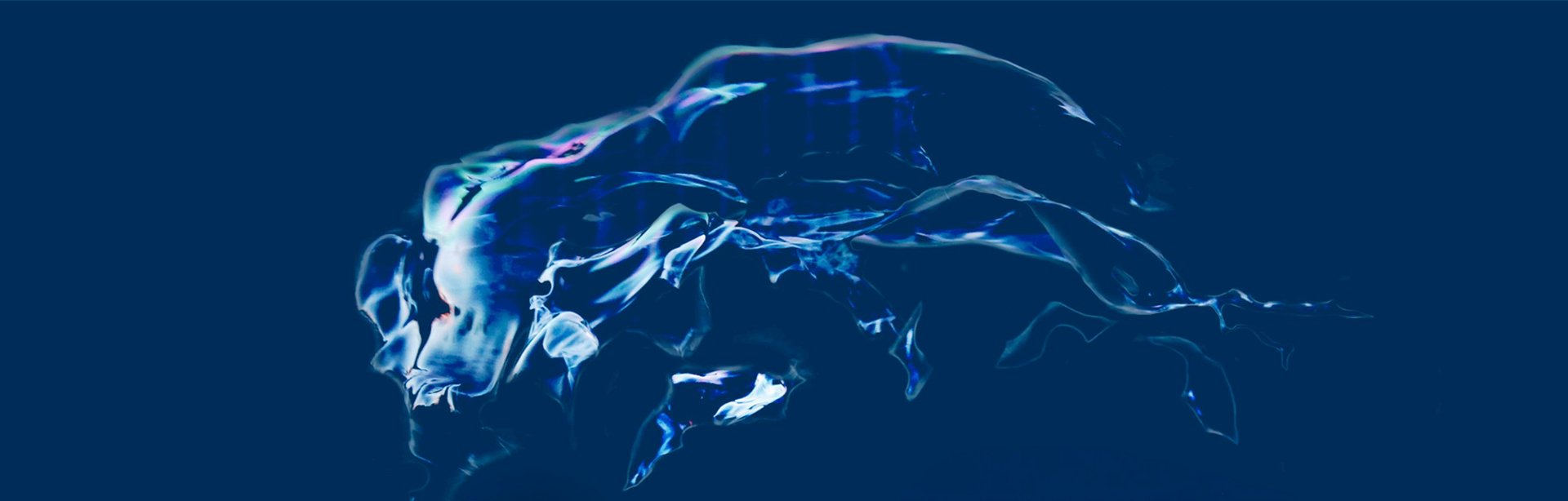 blue and white smoke illustration