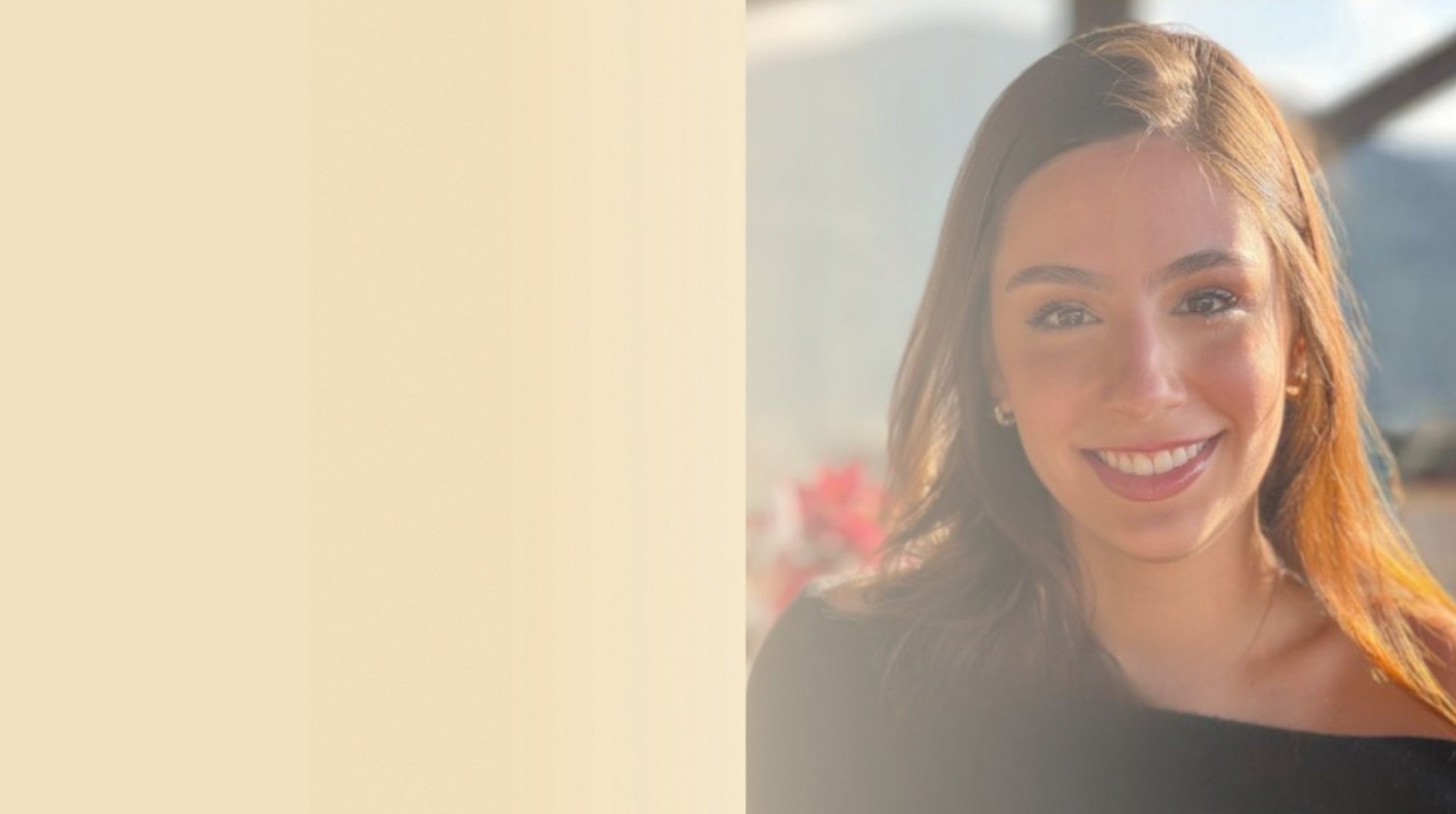 an abstract photo of a curved building with a blue sky in the background