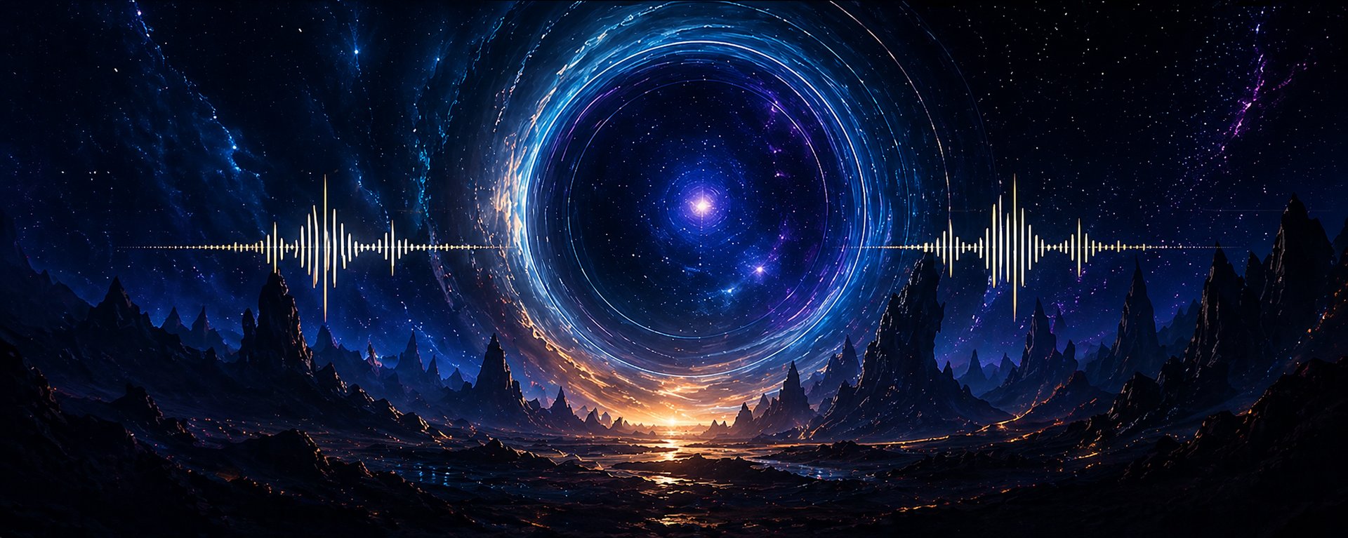 an abstract photo of a curved building with a blue sky in the background