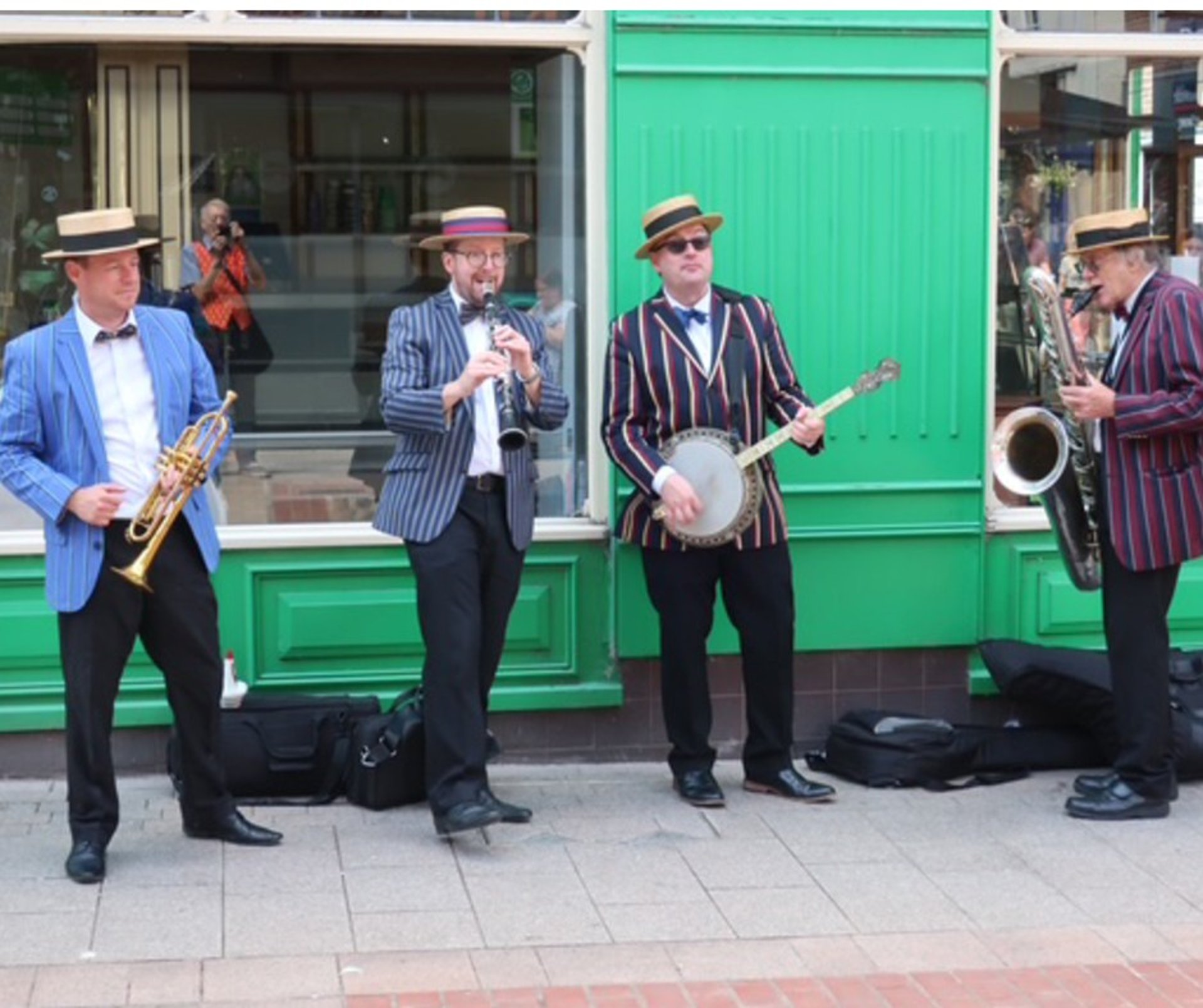 red Merry Christmas text overlay