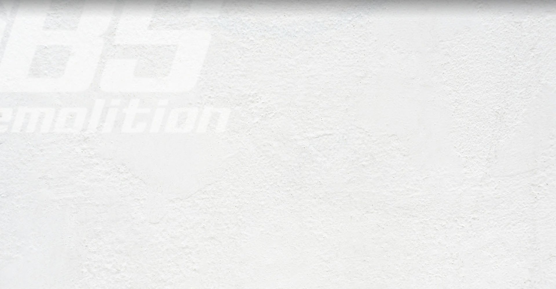 a black and white cat laying on top of a white wall