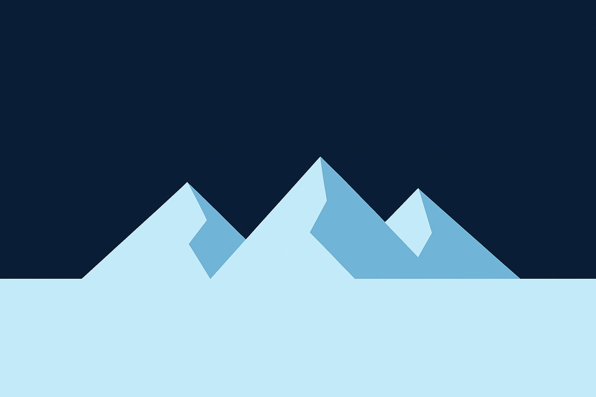 mountain range under blue sky