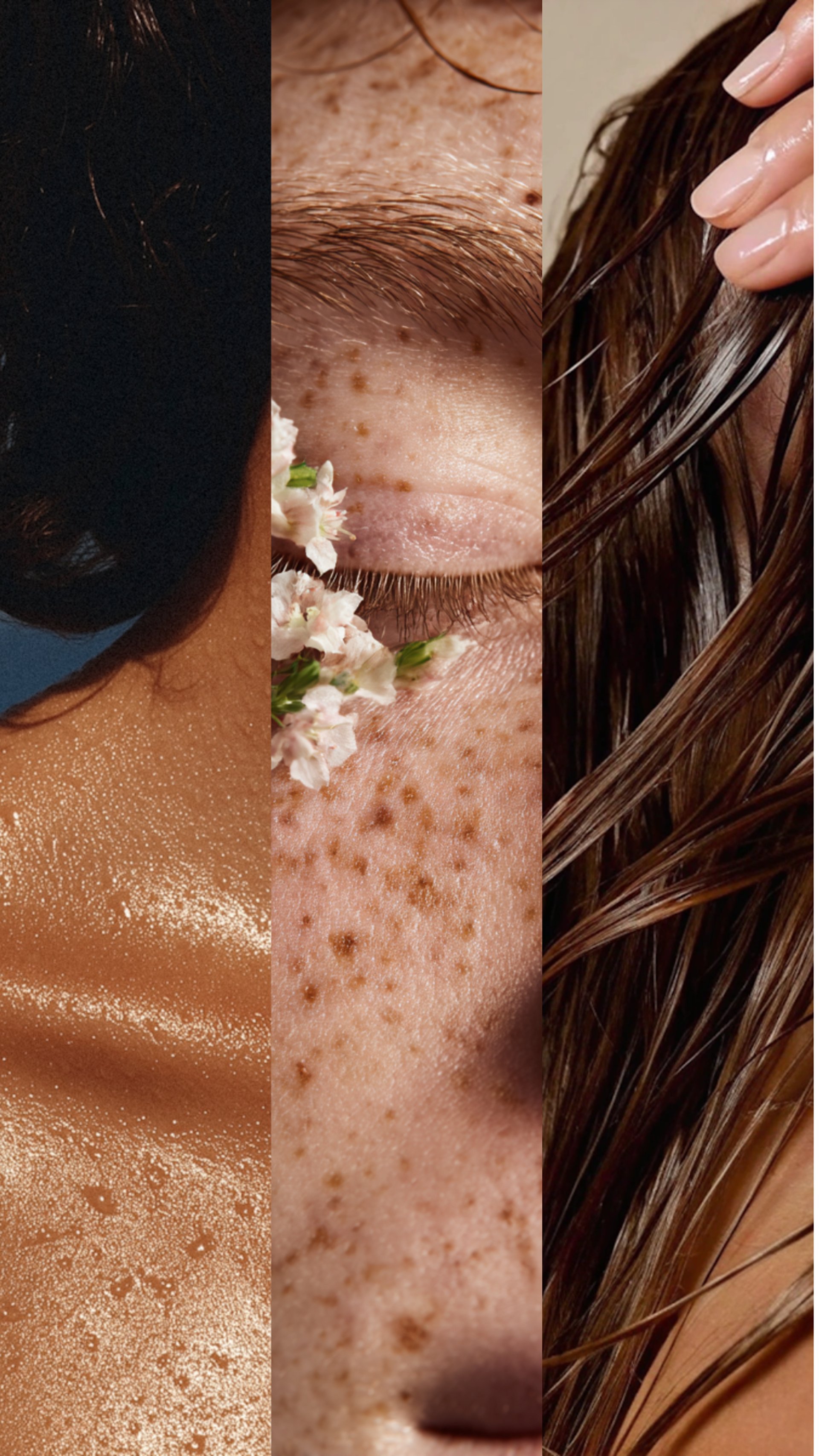 an abstract photo of a curved building with a blue sky in the background