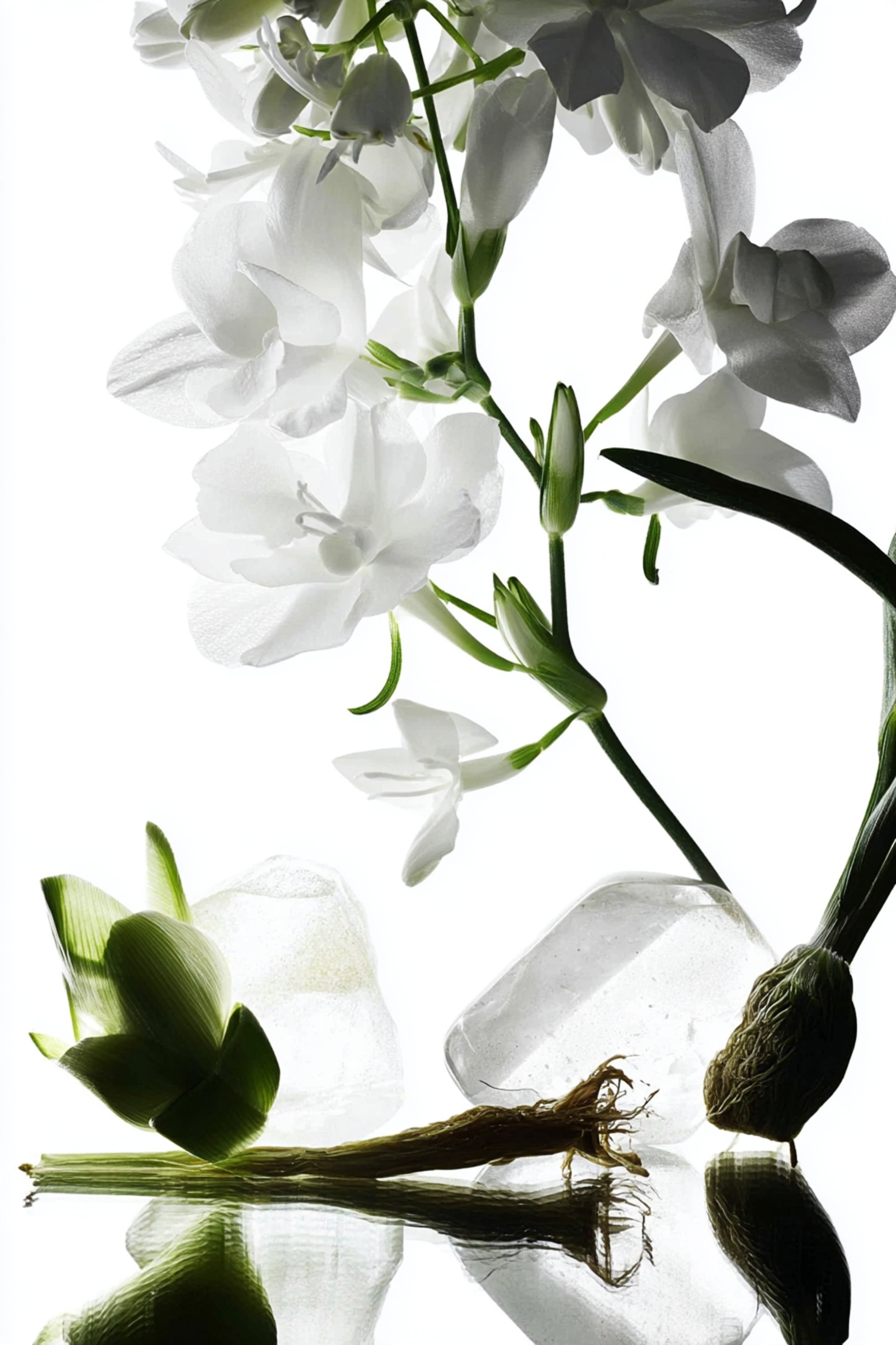 an abstract photo of a curved building with a blue sky in the background