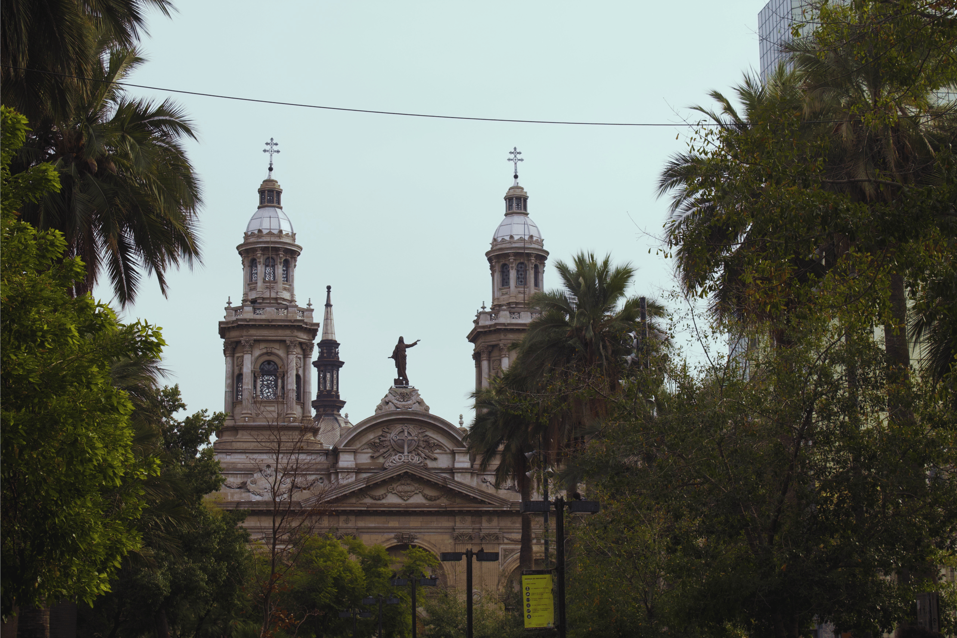 landscape photography of blue and yellow houses