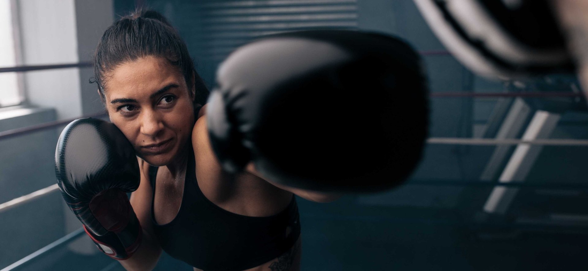 Aula de Personal Fight com técnicas de taekwondo e boxe em Braga