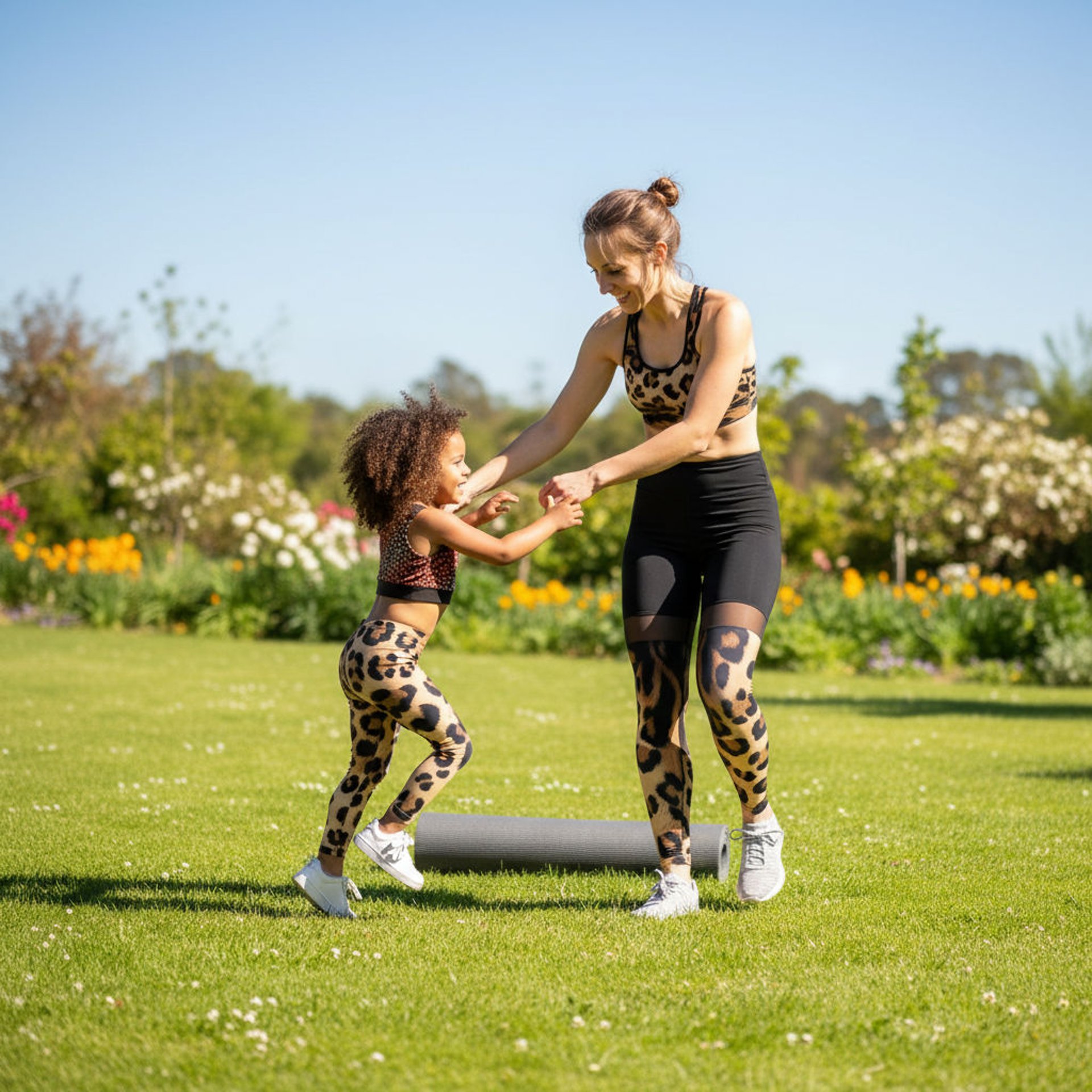 an abstract photo of a curved building with a blue sky in the background