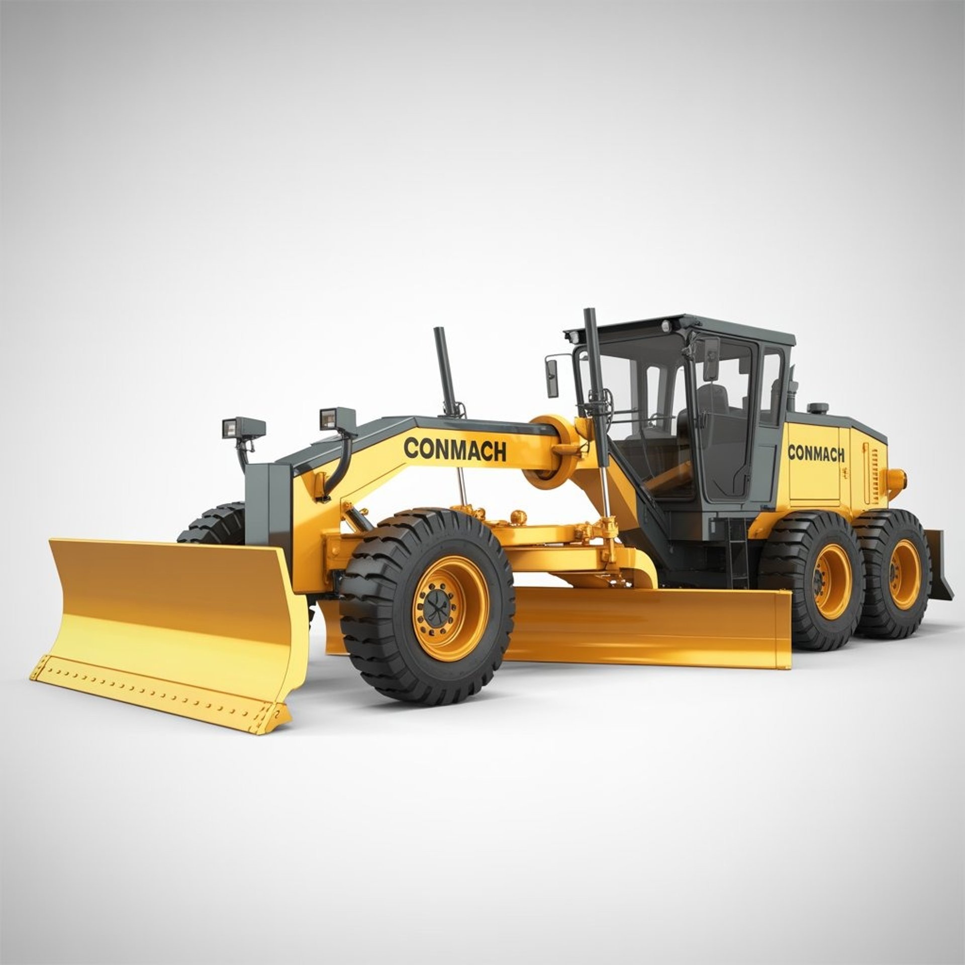 AJASCOM heavy excavator at construction site Africa