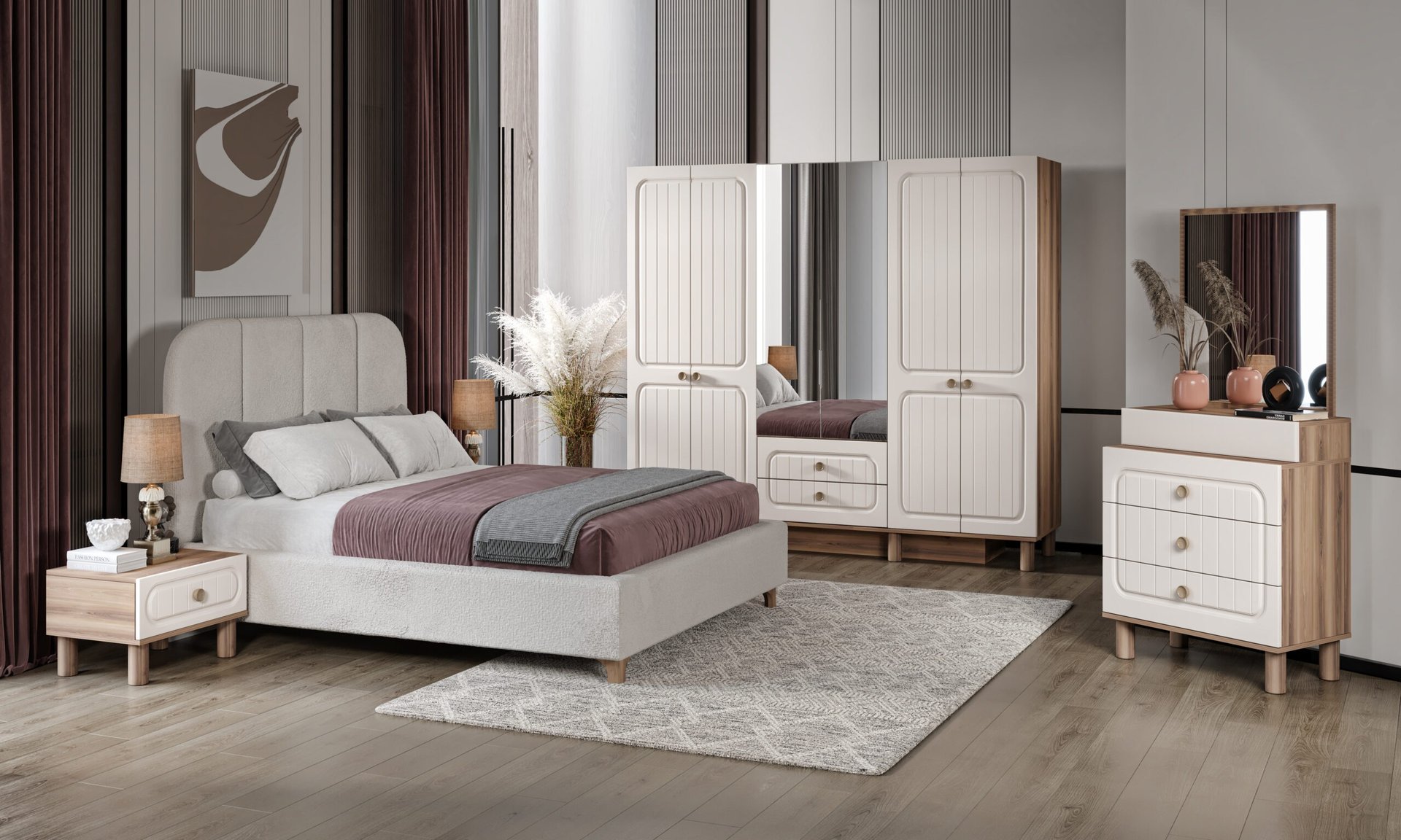 black and white bed linen