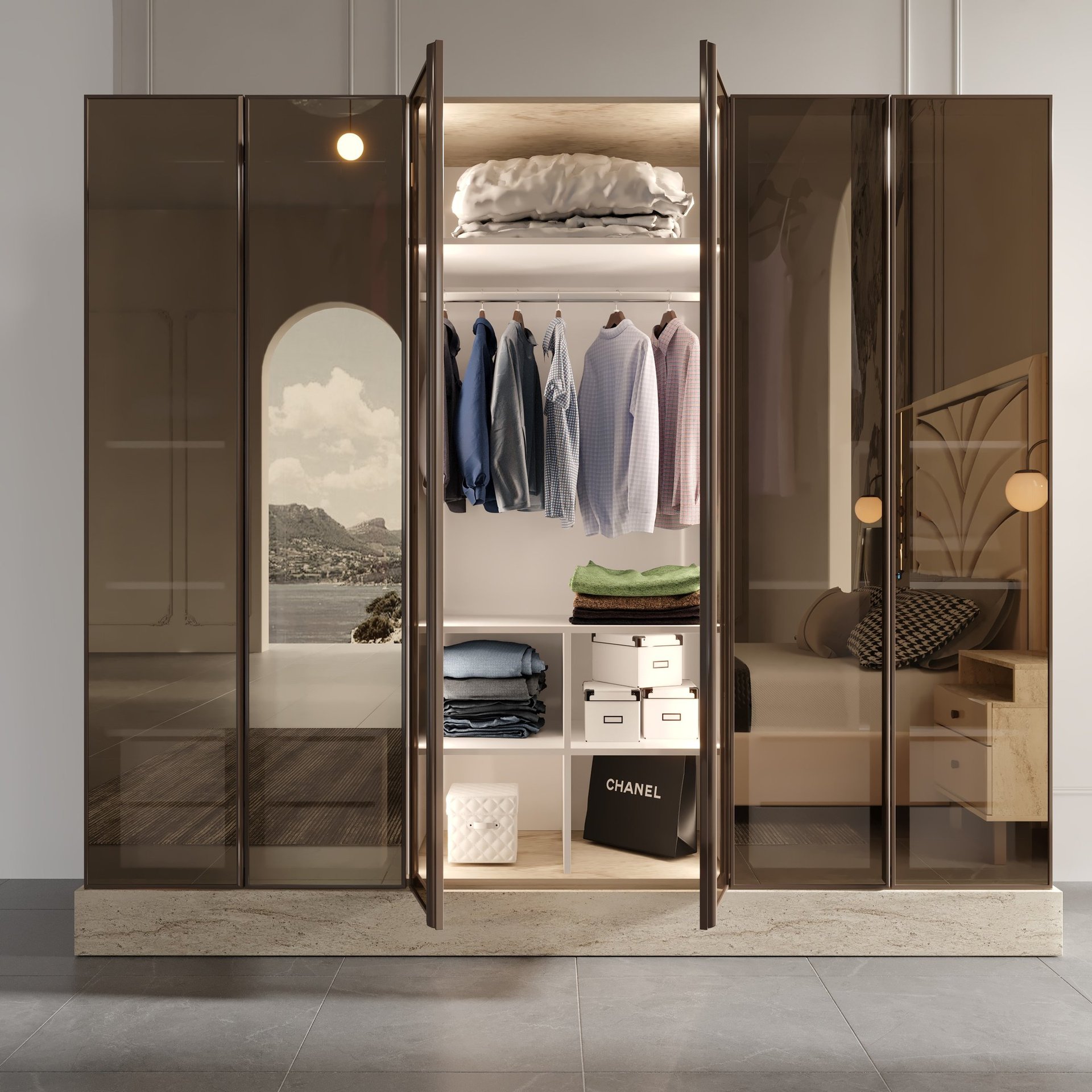 black and white bed linen