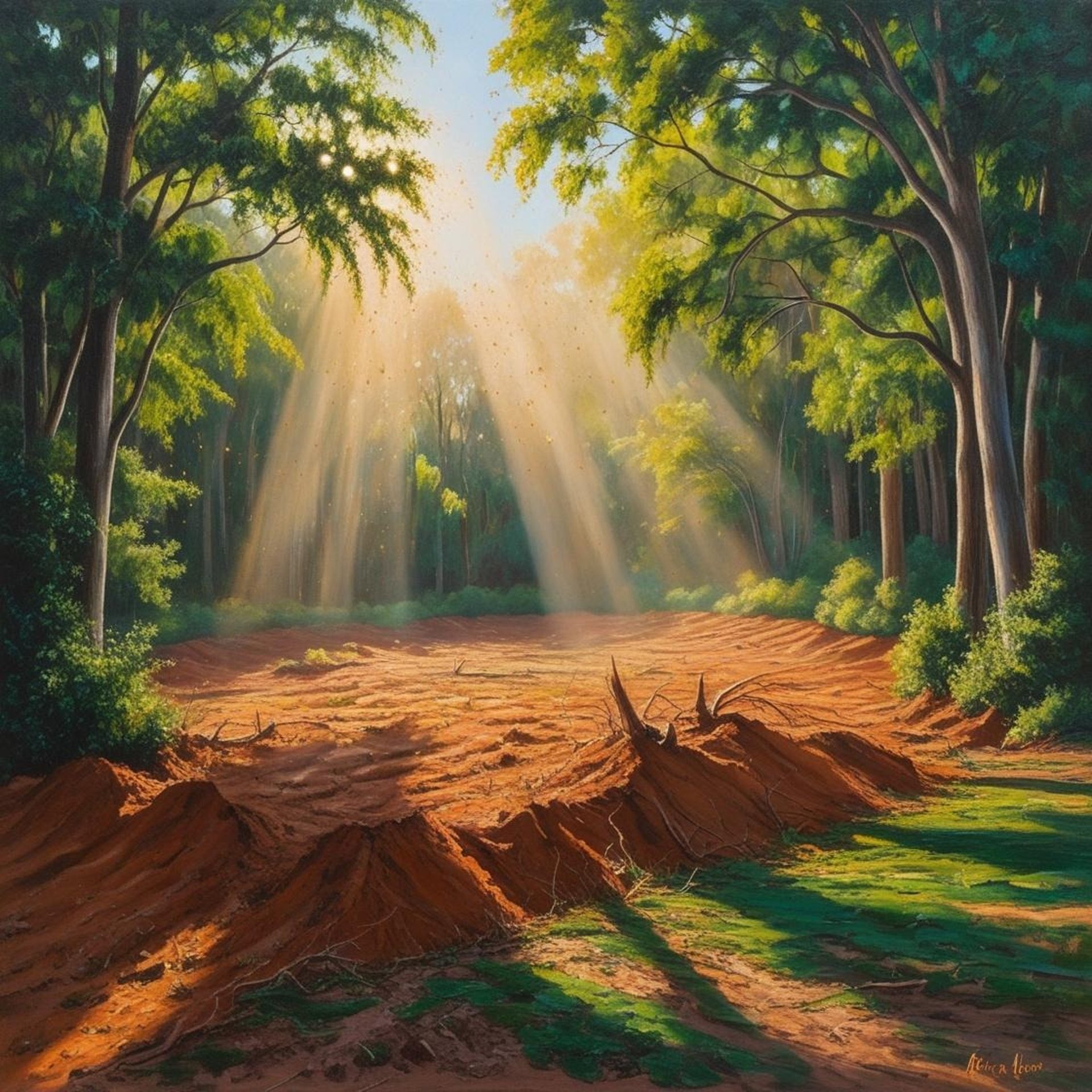 boy and man walking on mountain hill