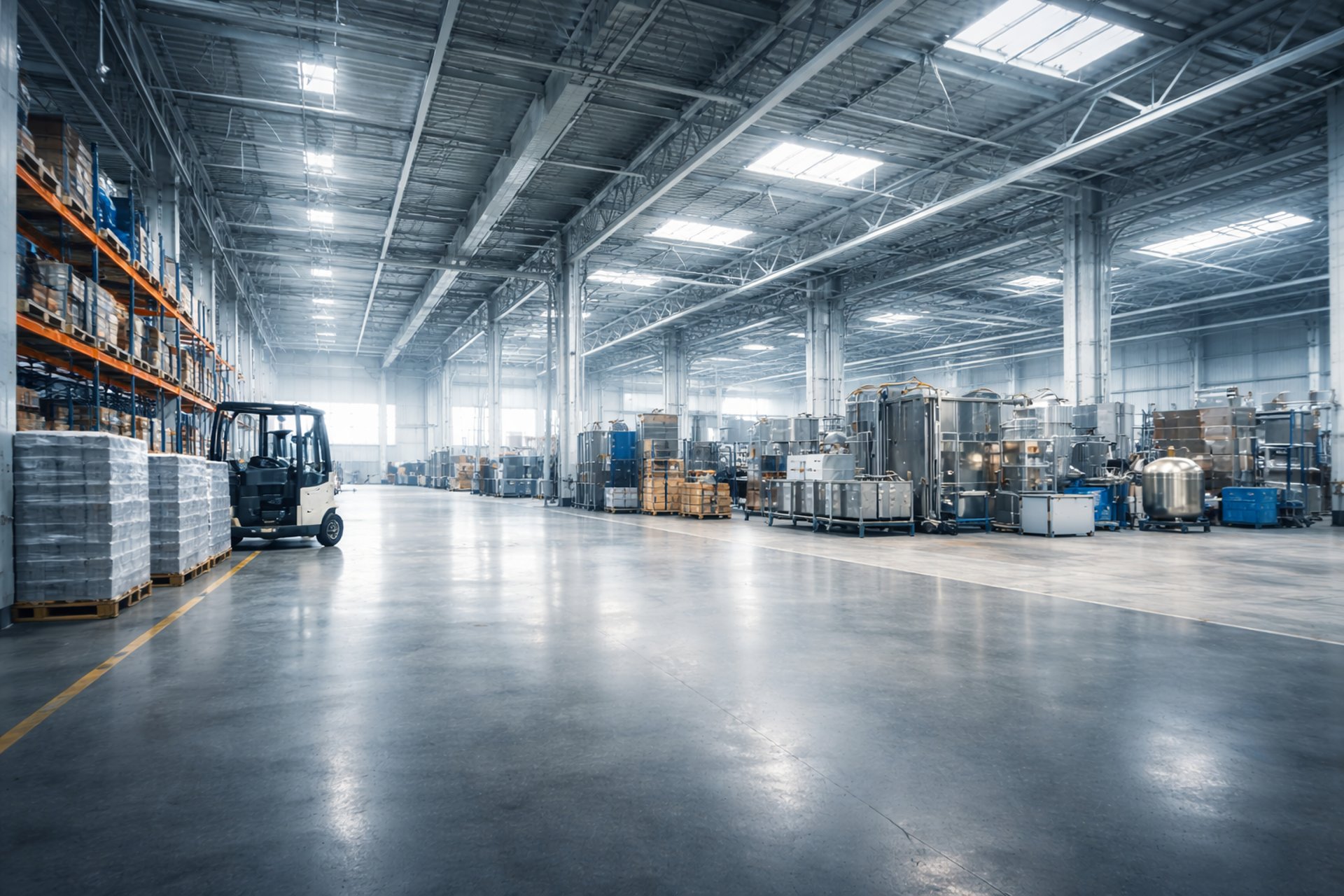 an abstract photo of a curved building with a blue sky in the background
