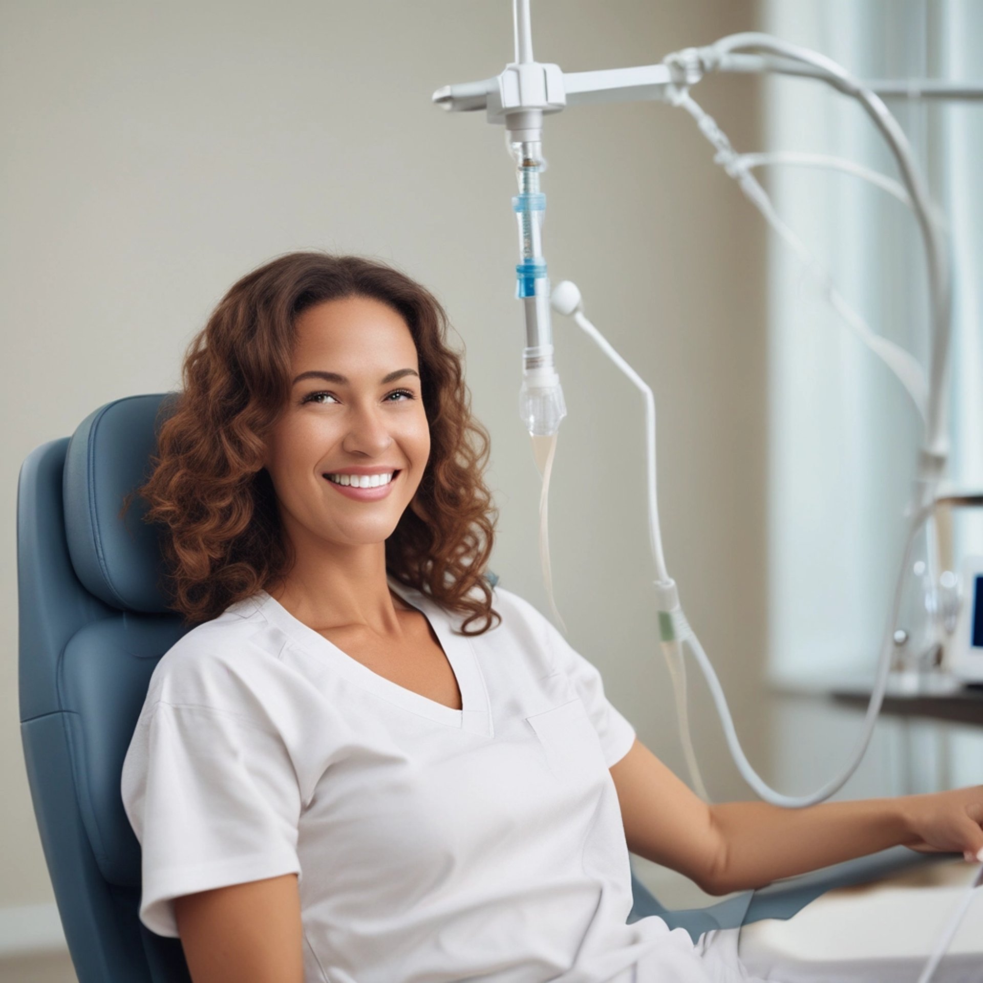 a green smoothie with an orange slice and a straw