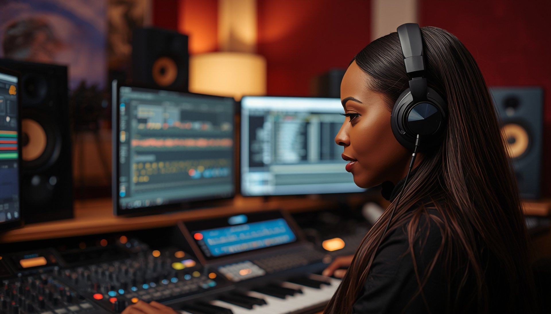 black blue and yellow textile