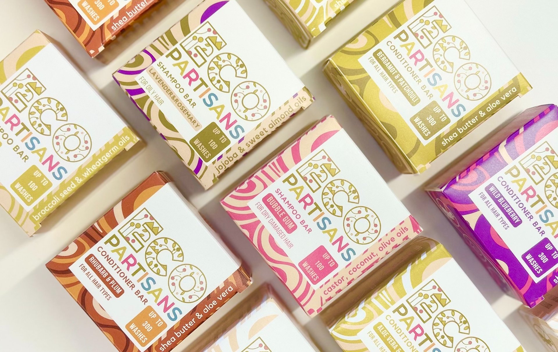 Natural vegan plastic free shampoo bars PH balanced shampoo bars