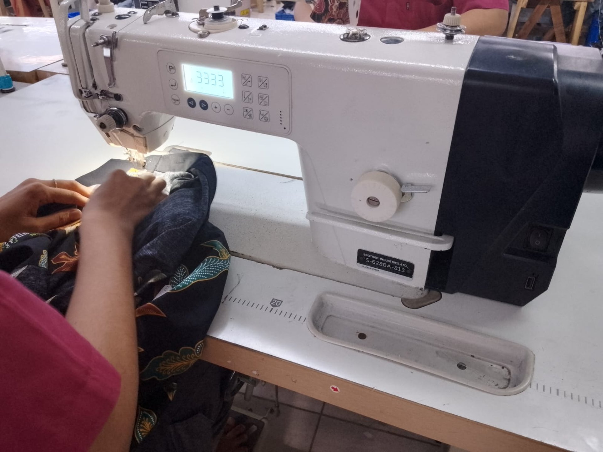 black blue and yellow textile