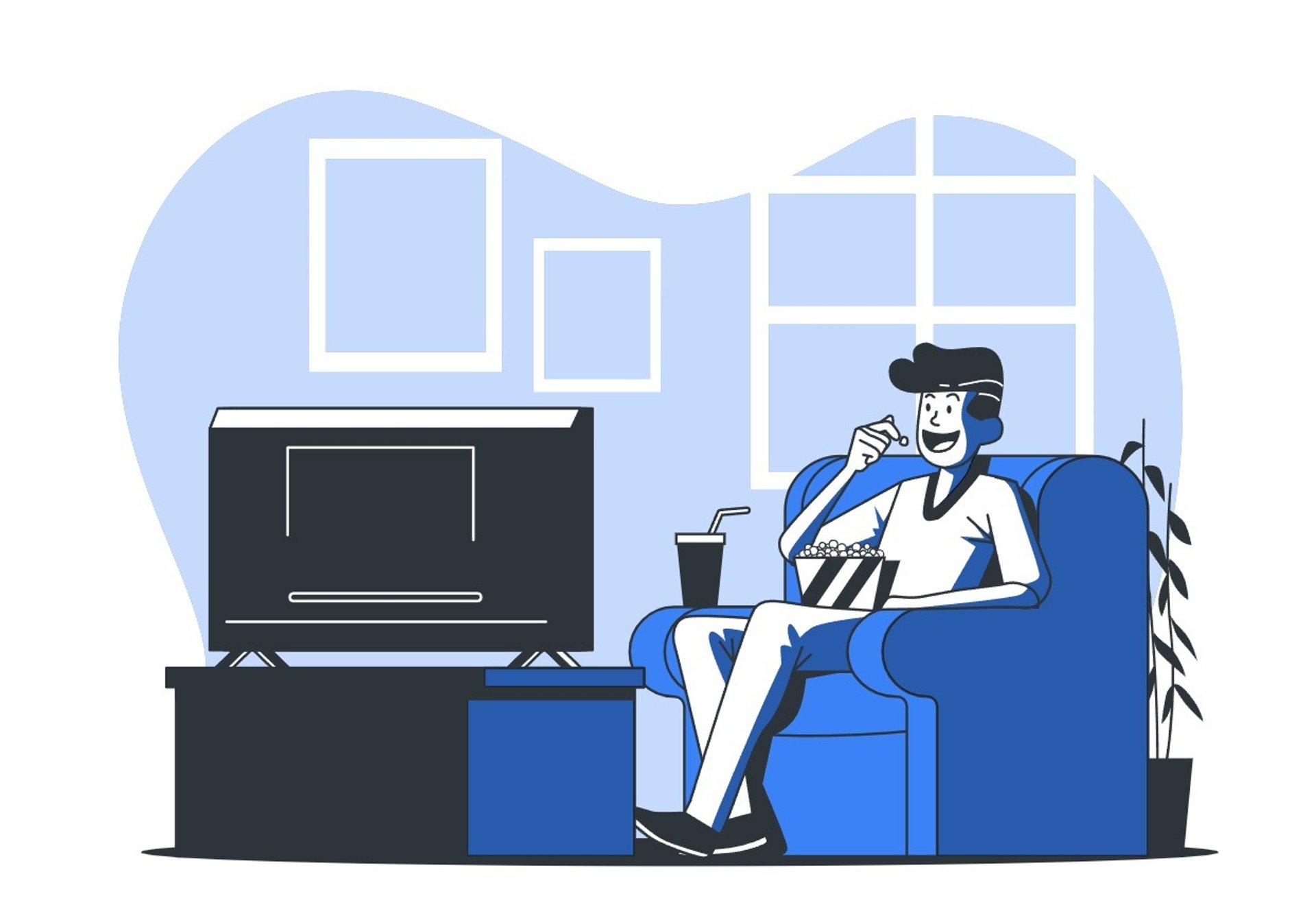 black blue and yellow textile