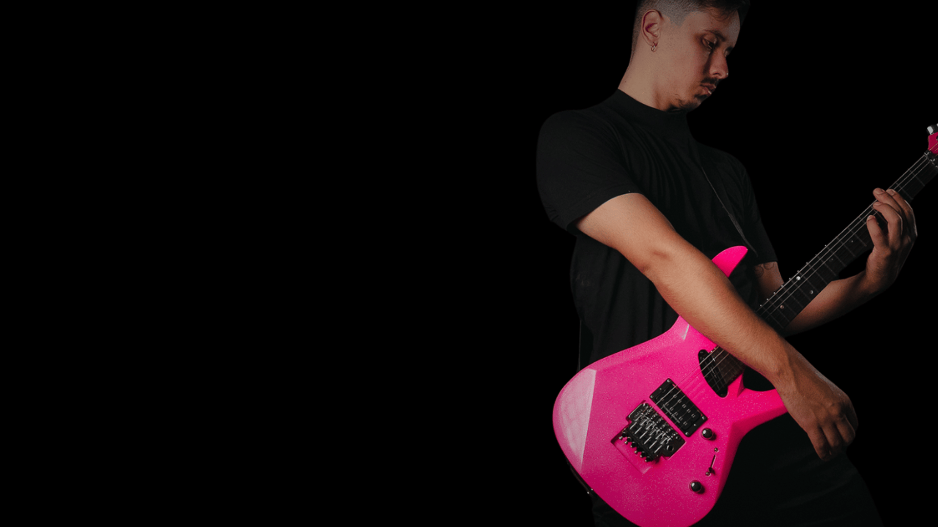 a close up of a black and brown abstract painting