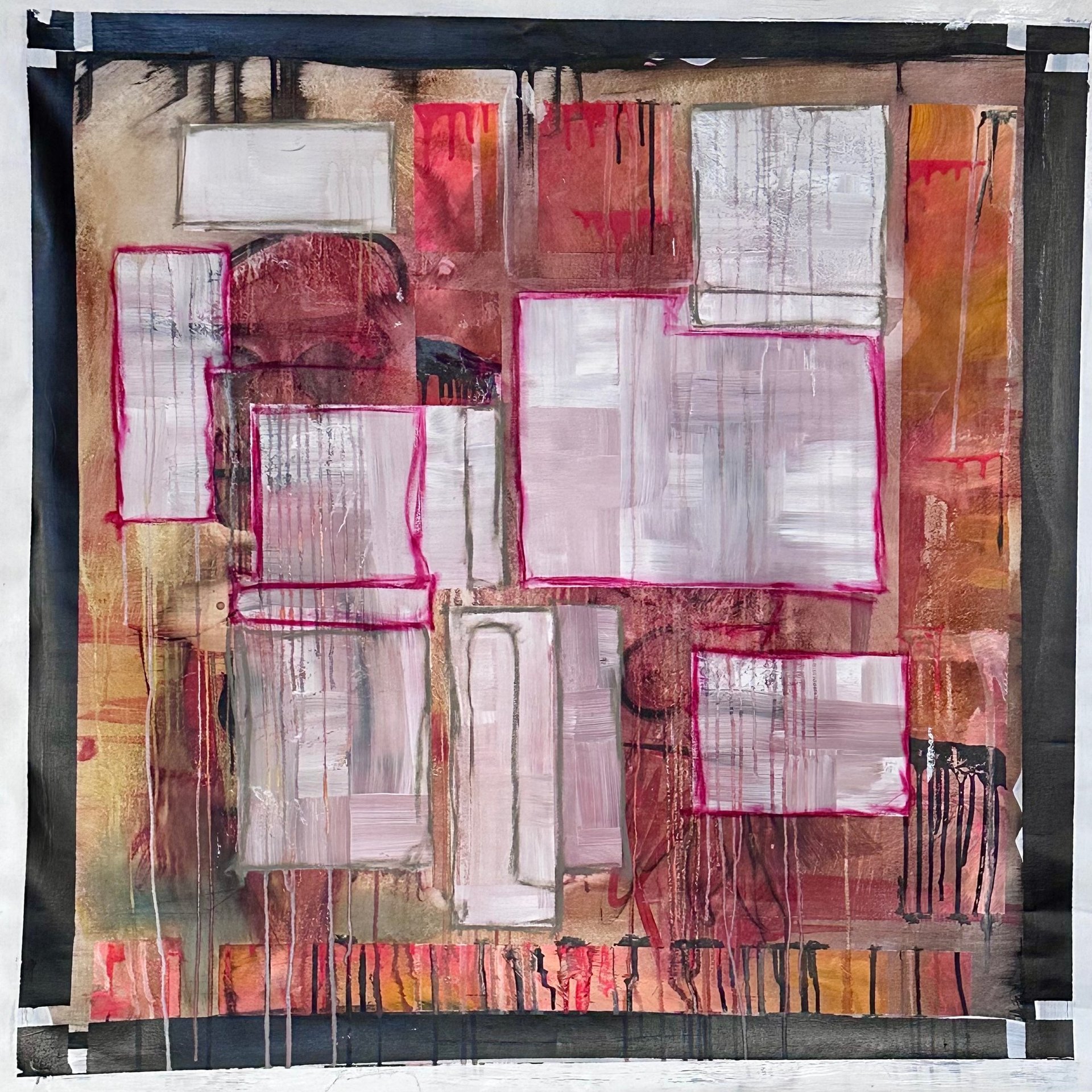 black blue and yellow textile