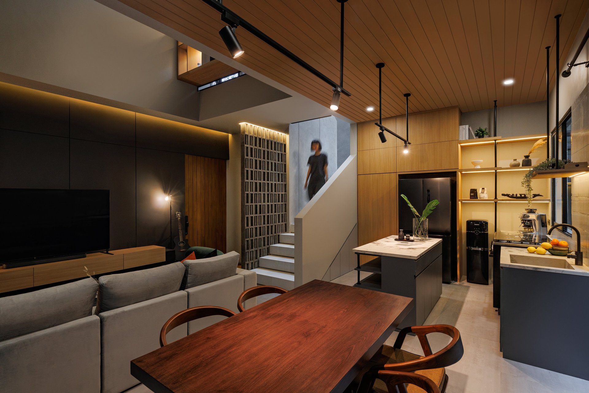 a close up of a black and brown abstract painting