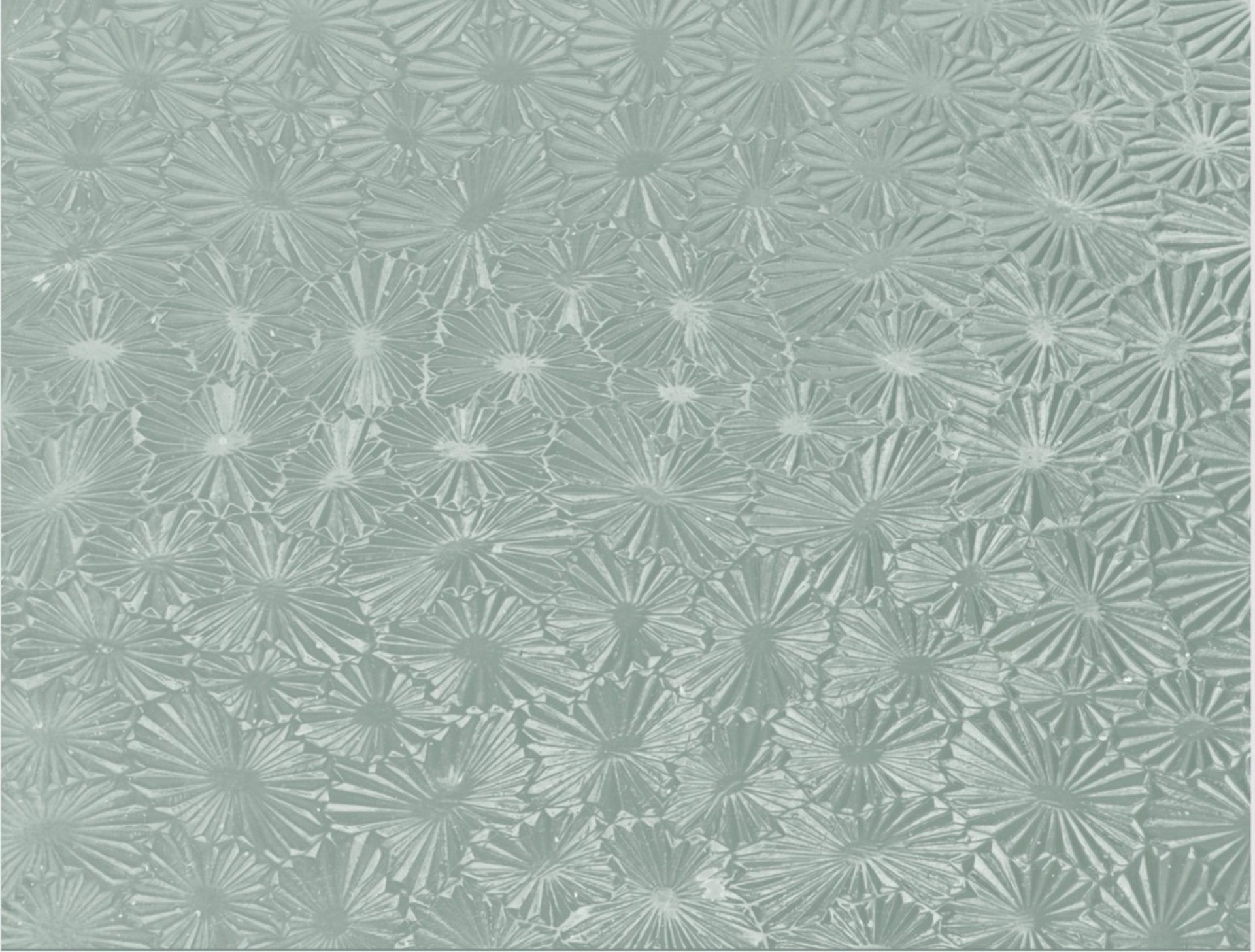 green and white floral textile