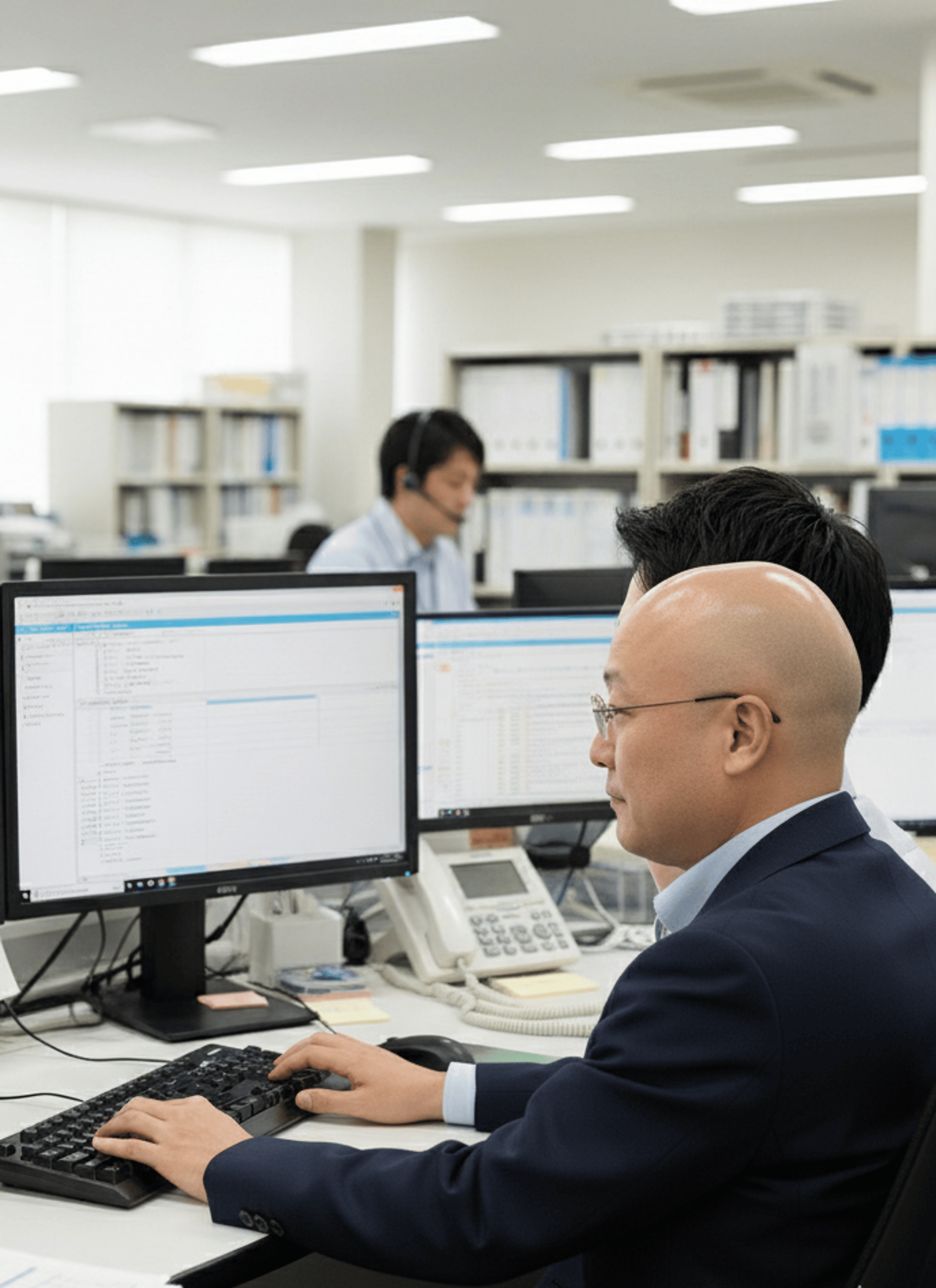 gray computer monitor