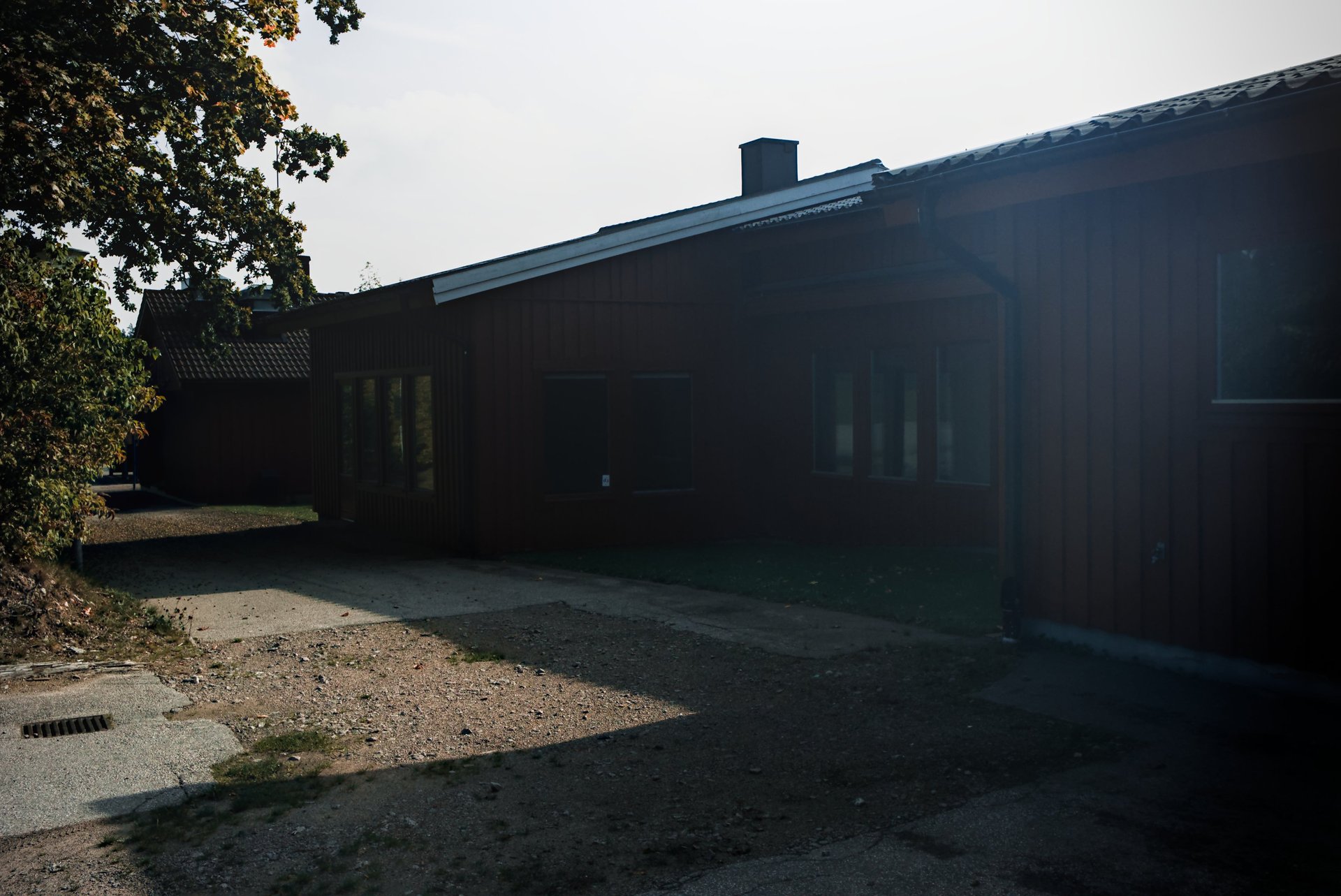 Baksidan av förskolan Långagård i Moheda