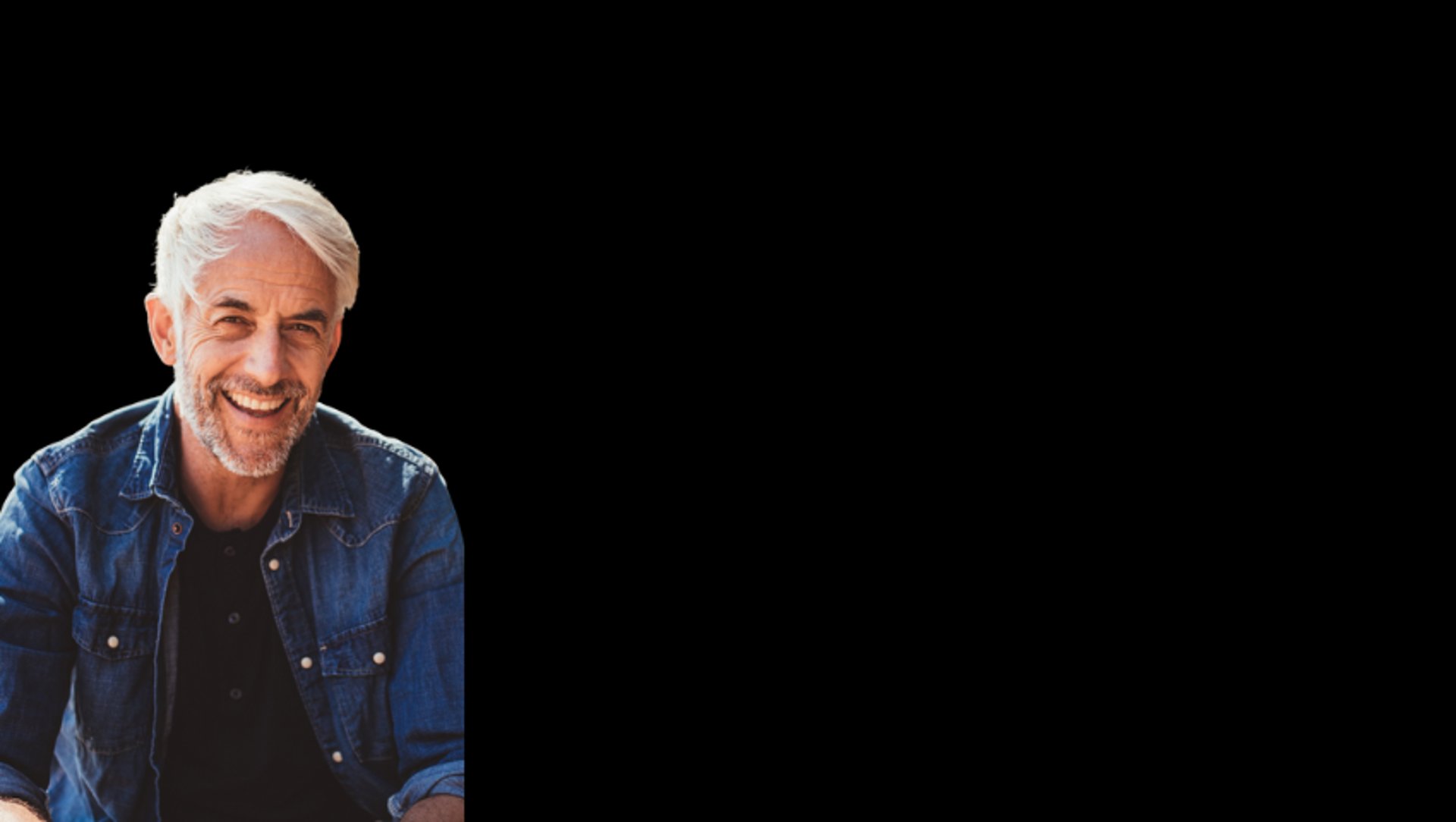 dexit online mann in jeans läschelt entspannt