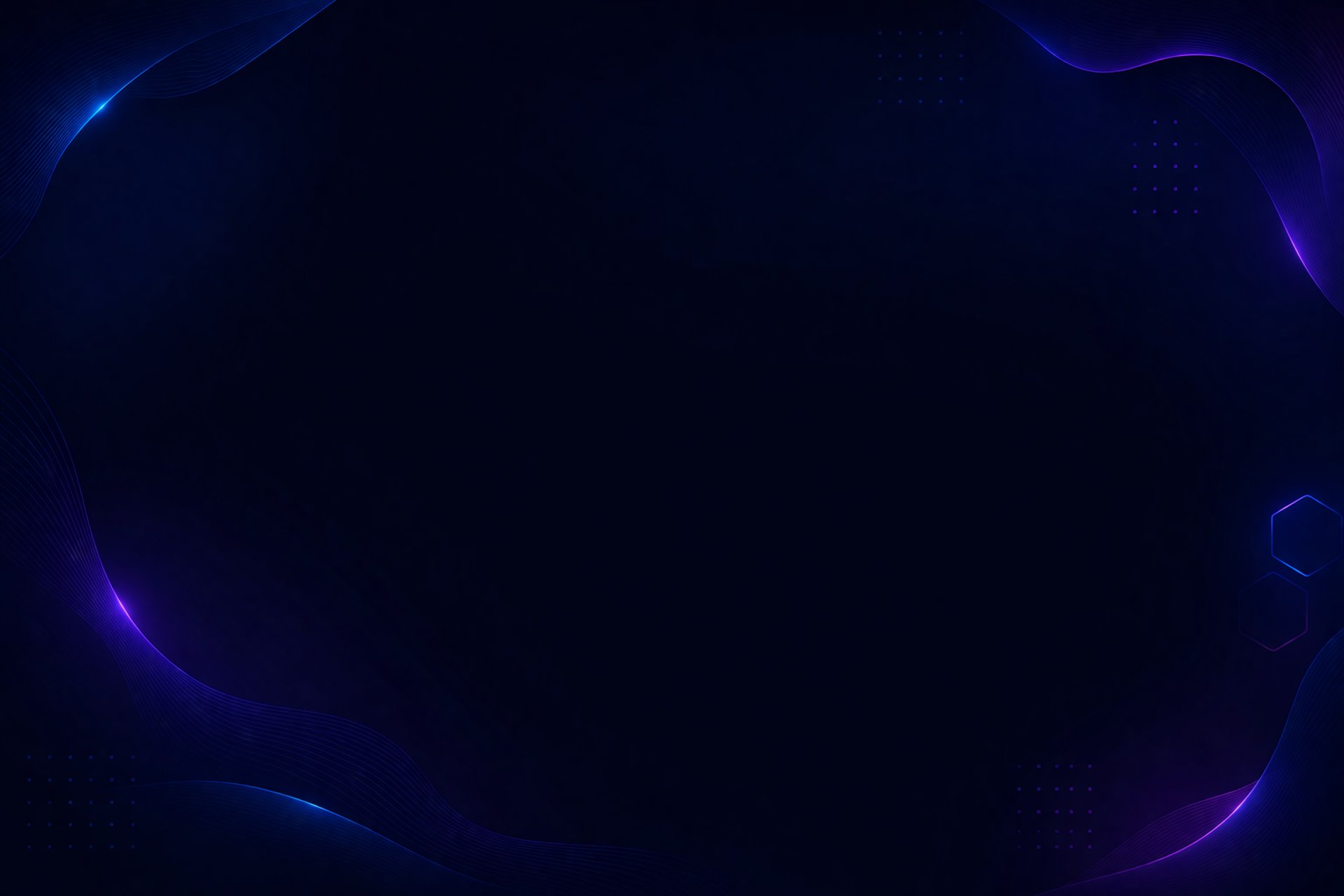 Abstract streaks of colorful neon lights against dark background