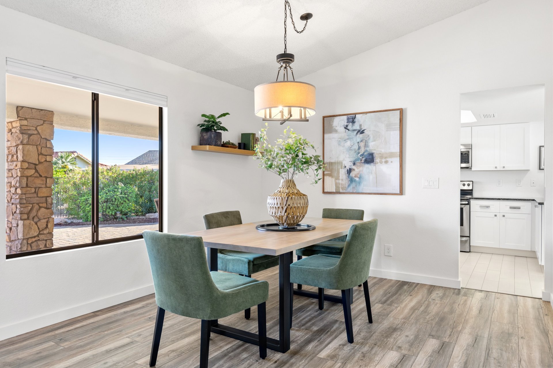 an abstract photo of a curved building with a blue sky in the background