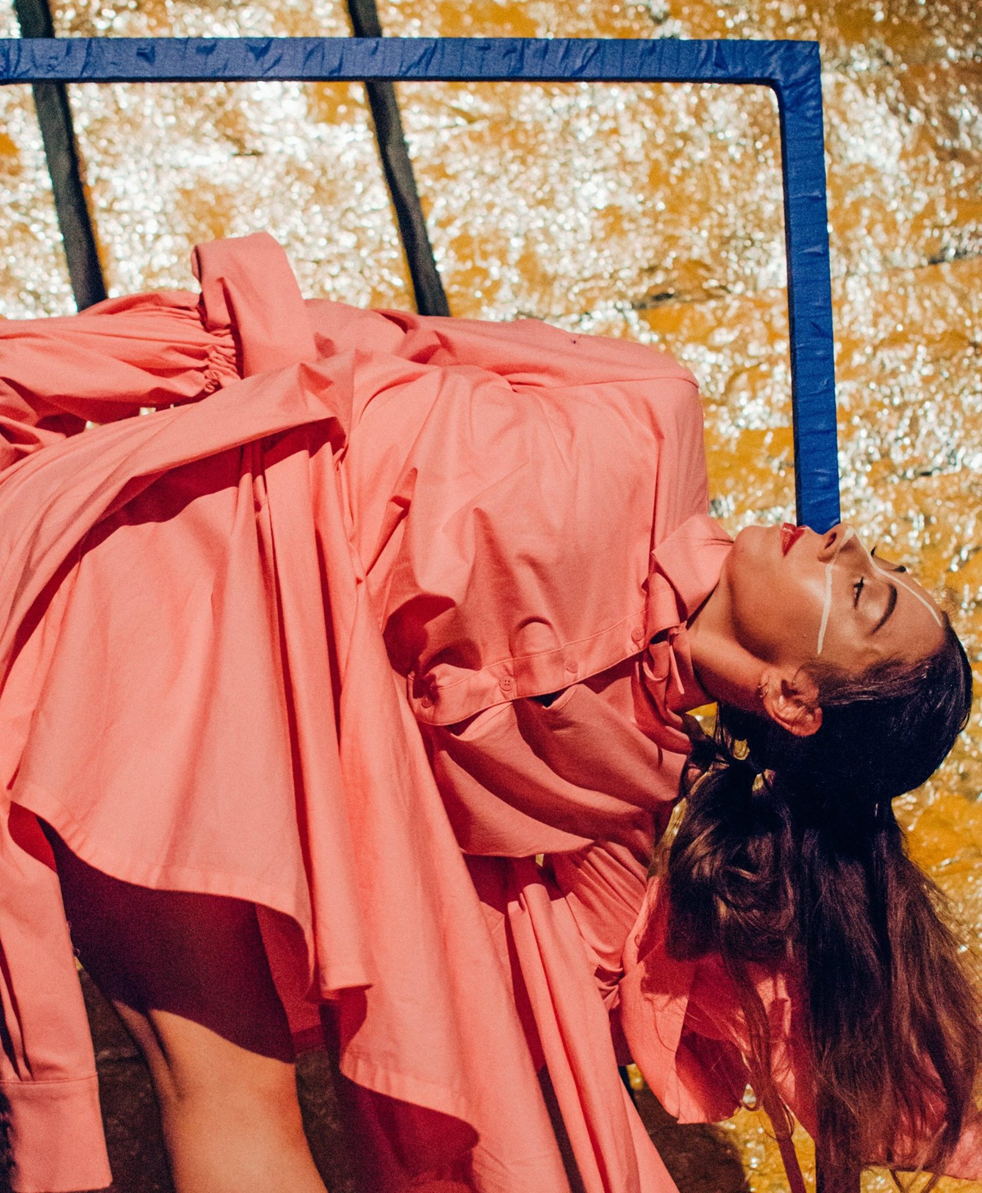 a close up of a black and brown abstract painting