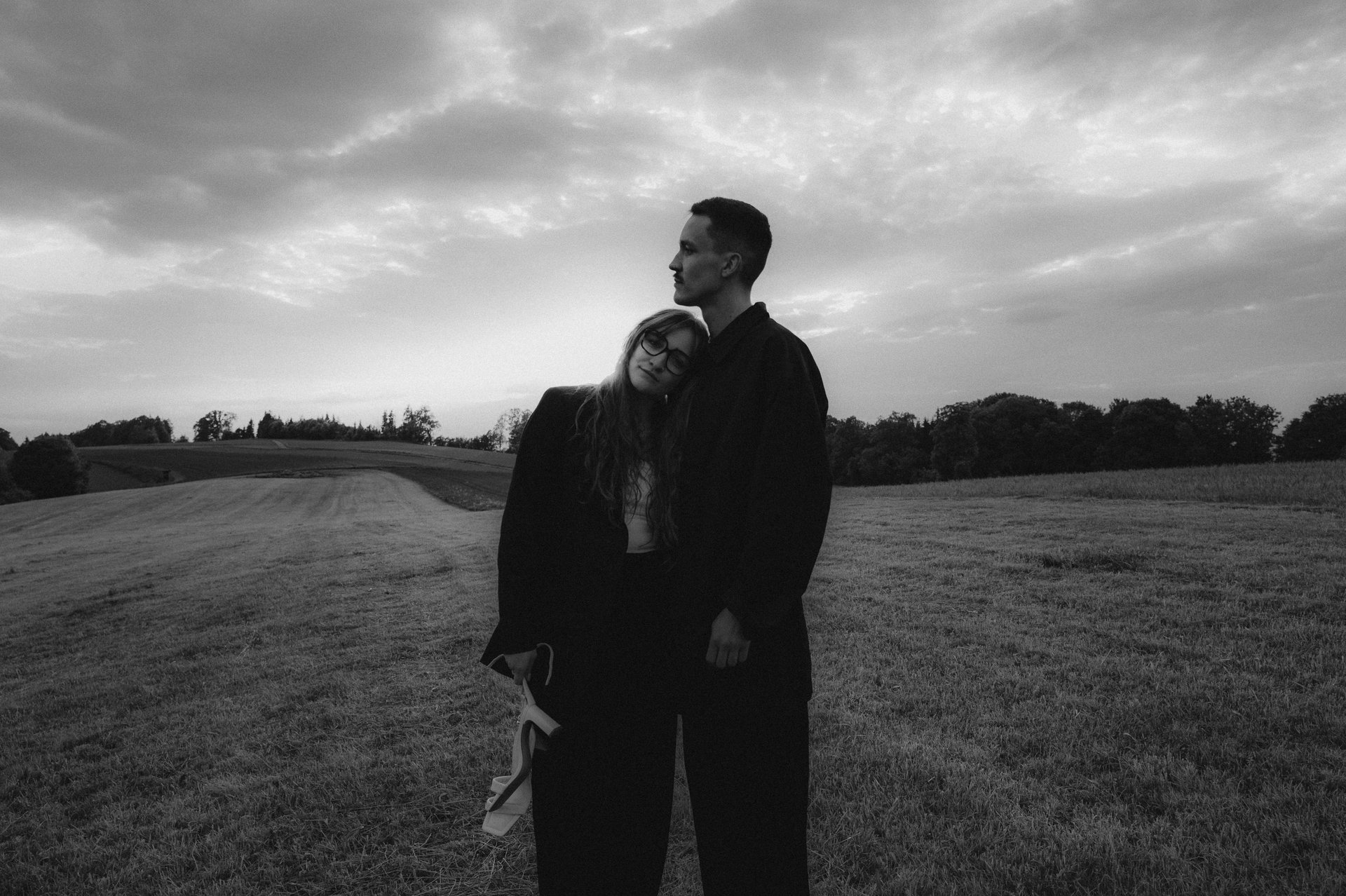 a man and woman posing for a picture