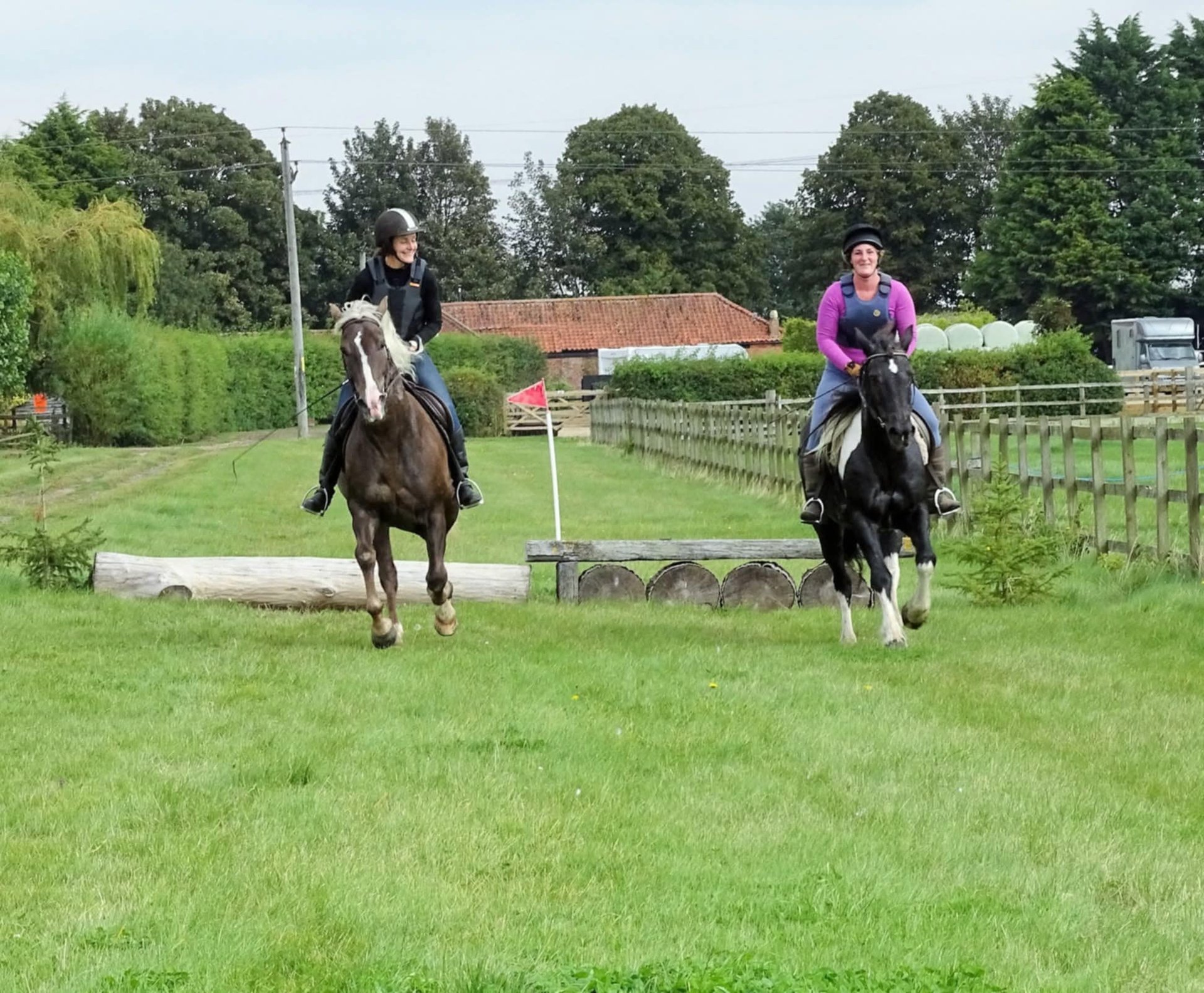 man riding on horse jumping over hedge