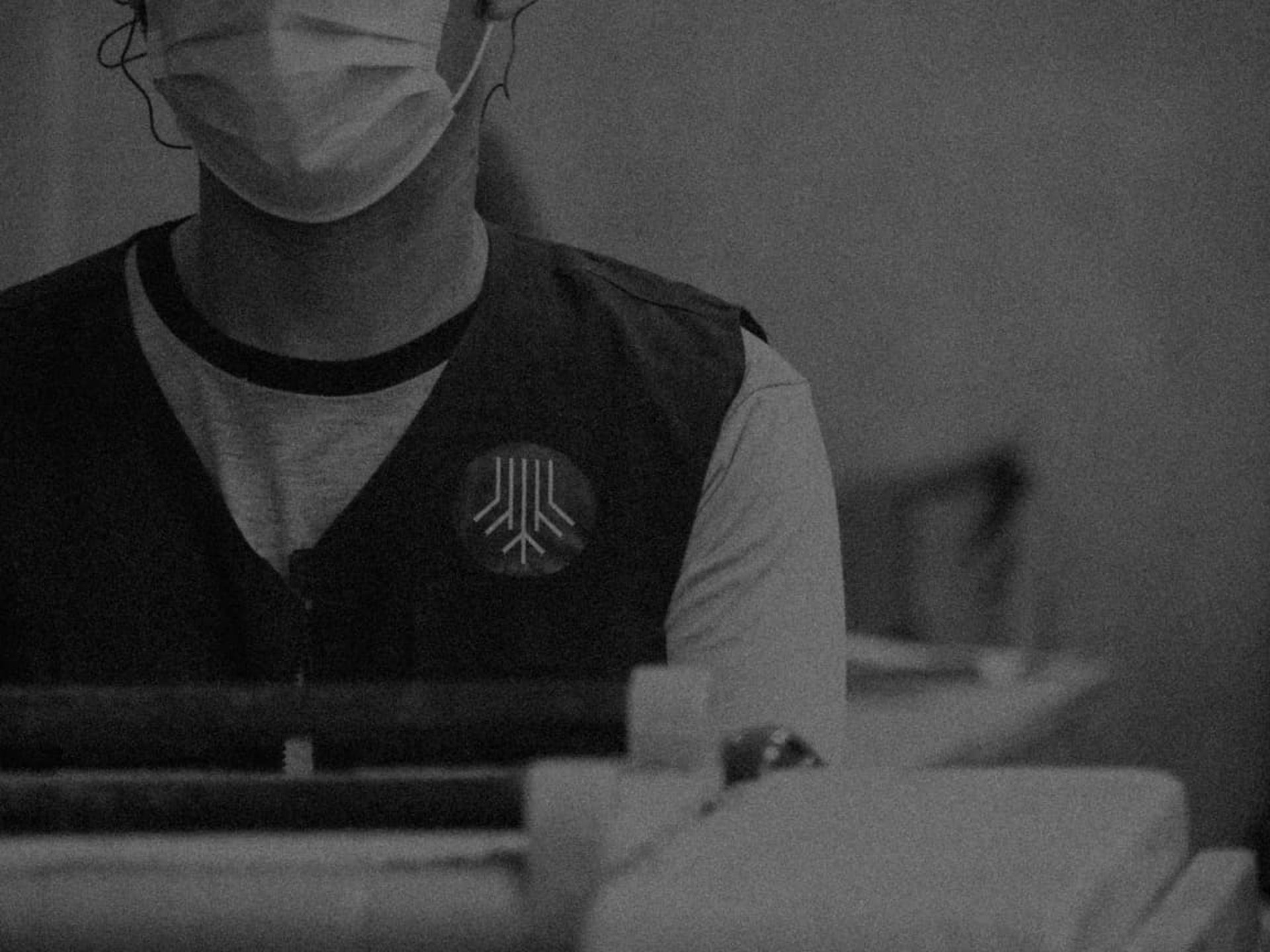 woman holding dried flower