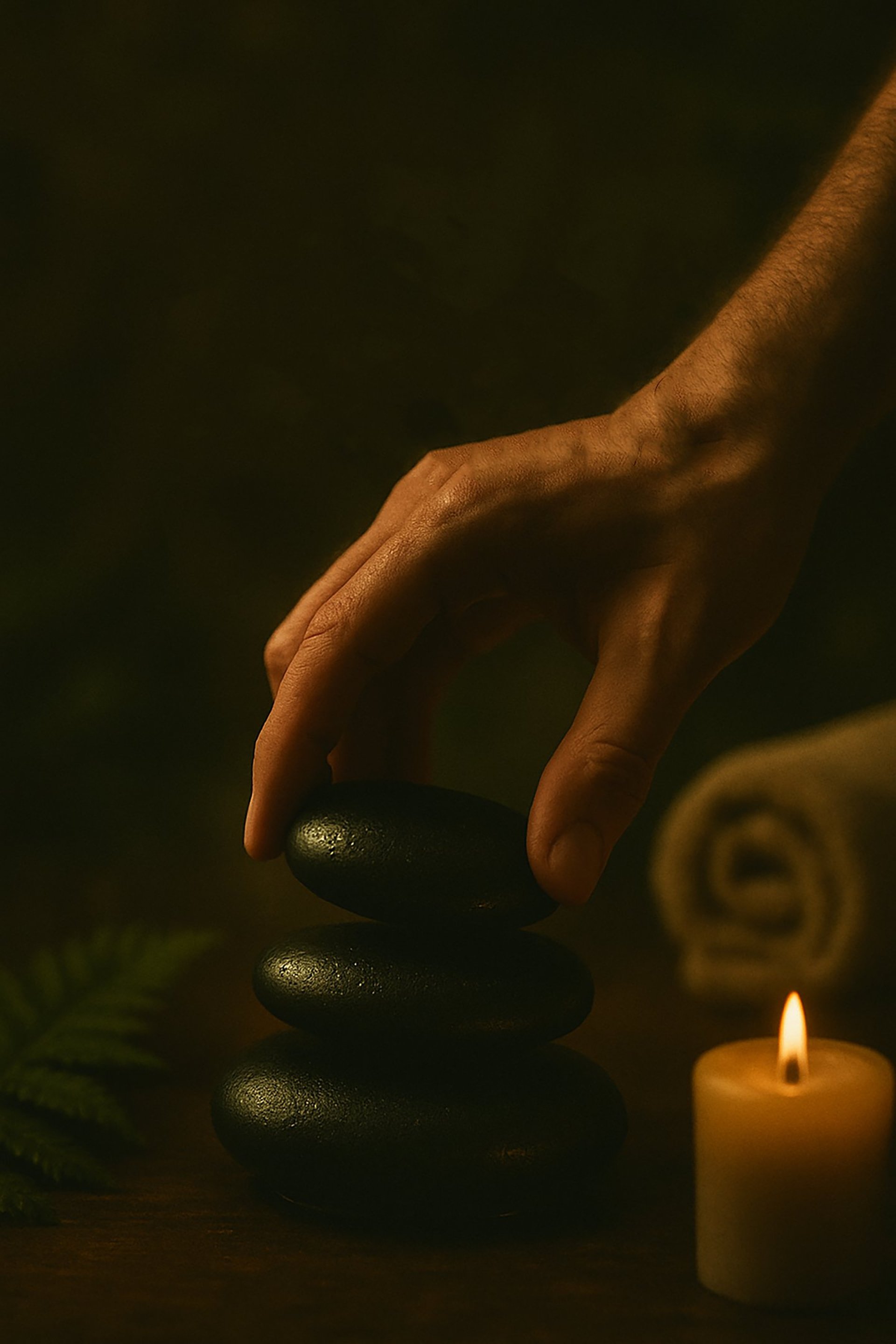 a glass vase with some white flowers in it
