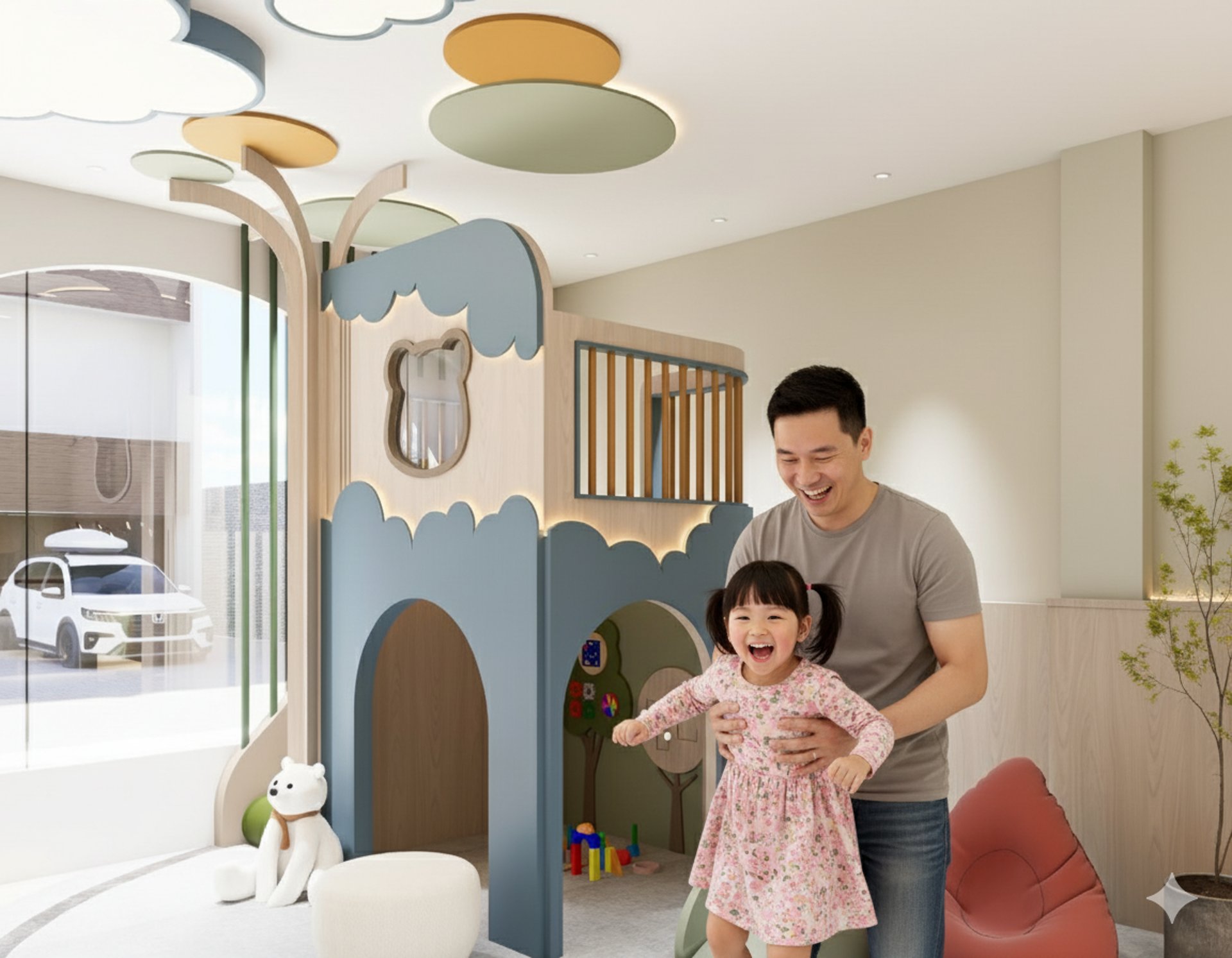 boy sitting on white cloth surrounded by toys